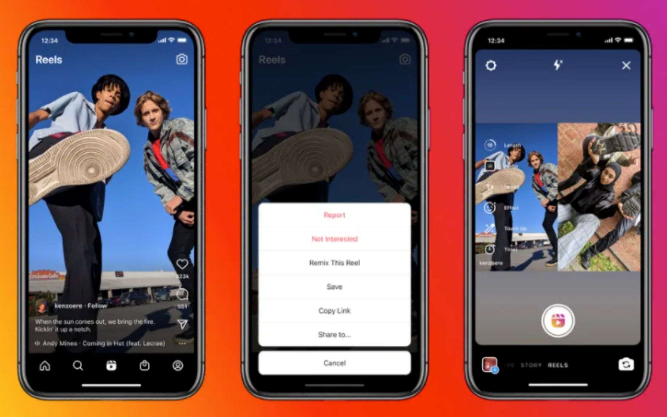 Instagram lancia Reels Remix per sfidare TikTok Duet