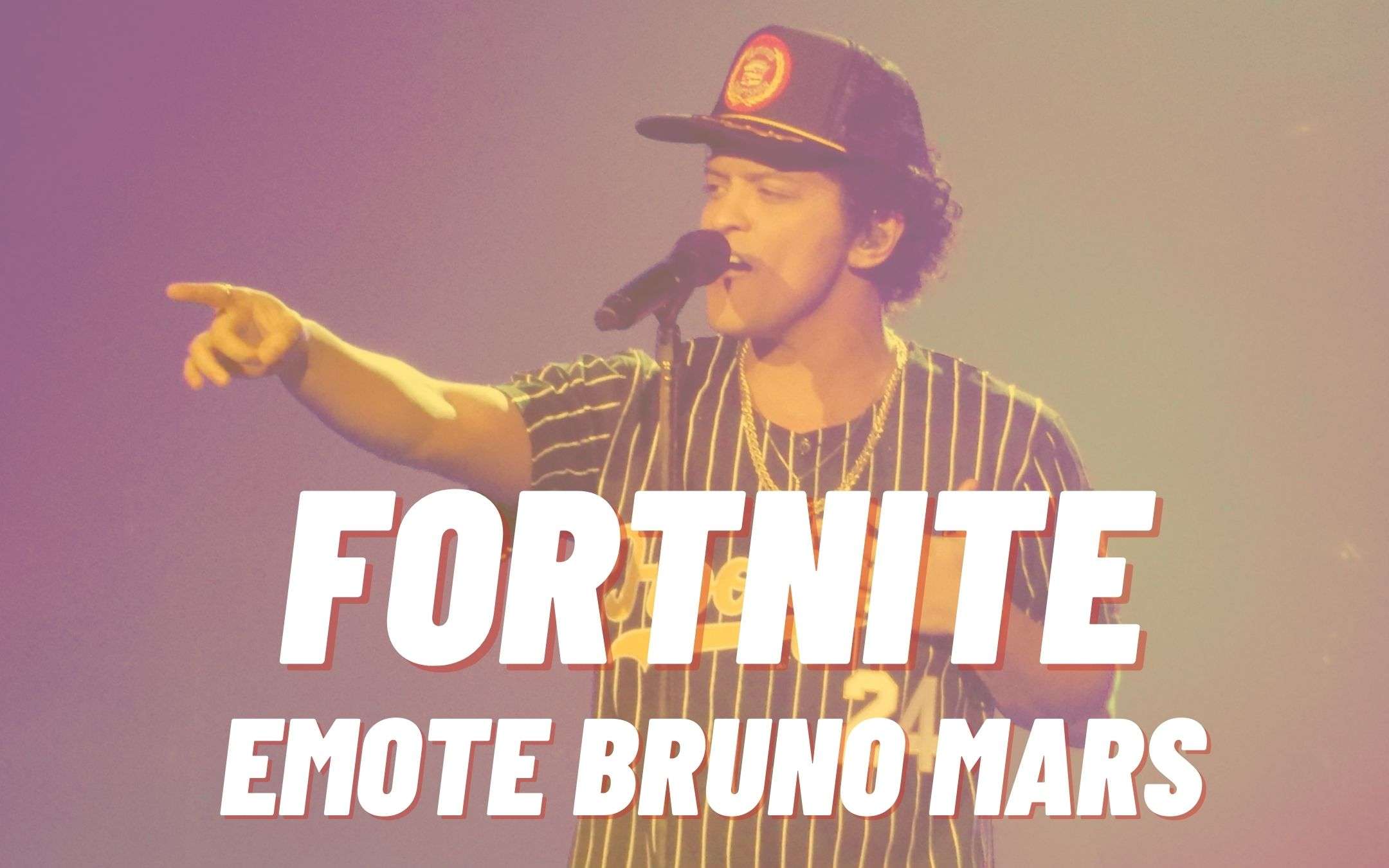 Fortnite: è arrivata l'emote di Bruno Mars