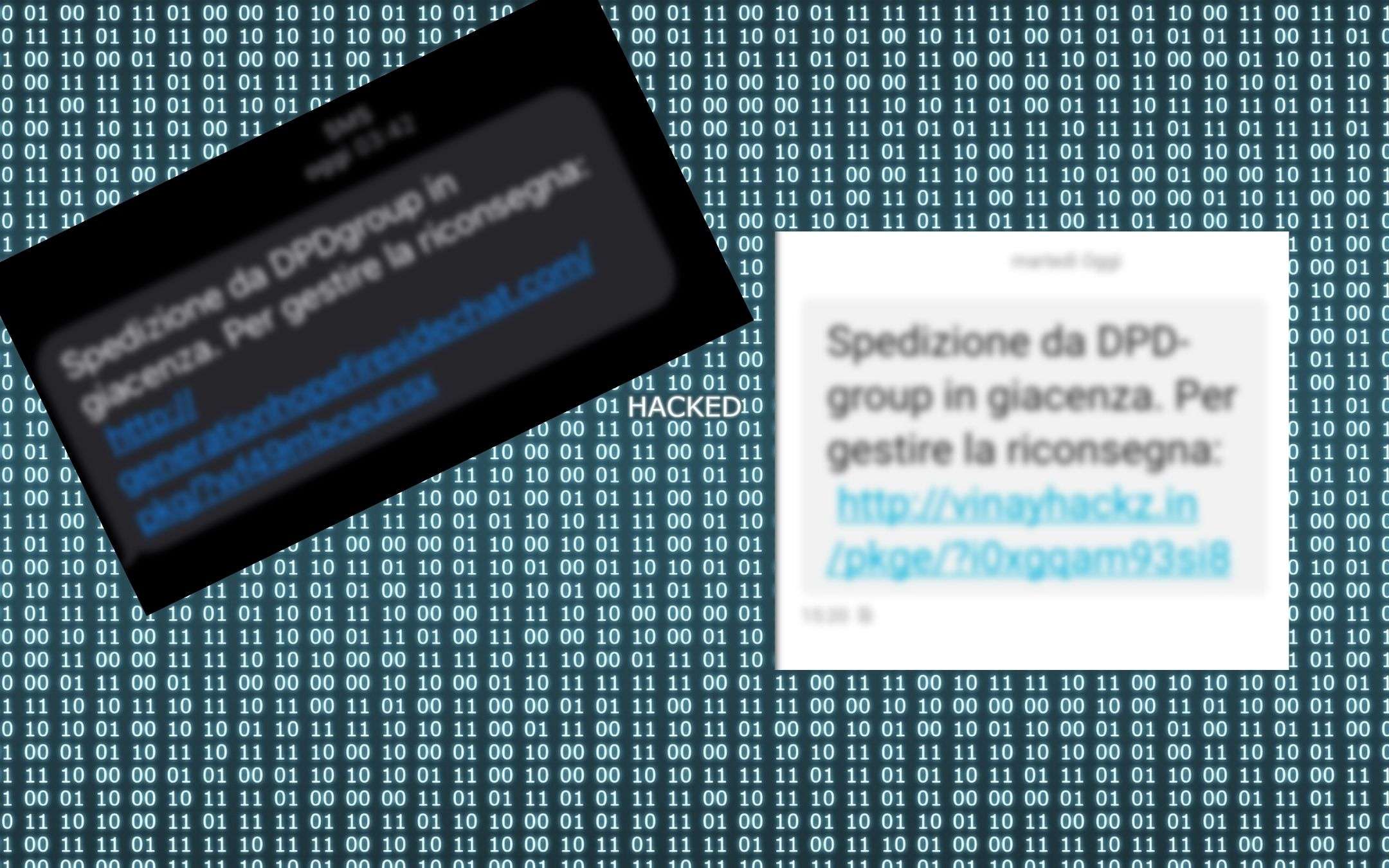 SMS: spedizione da DPDgroup in giacenza, ma è una TRUFFA