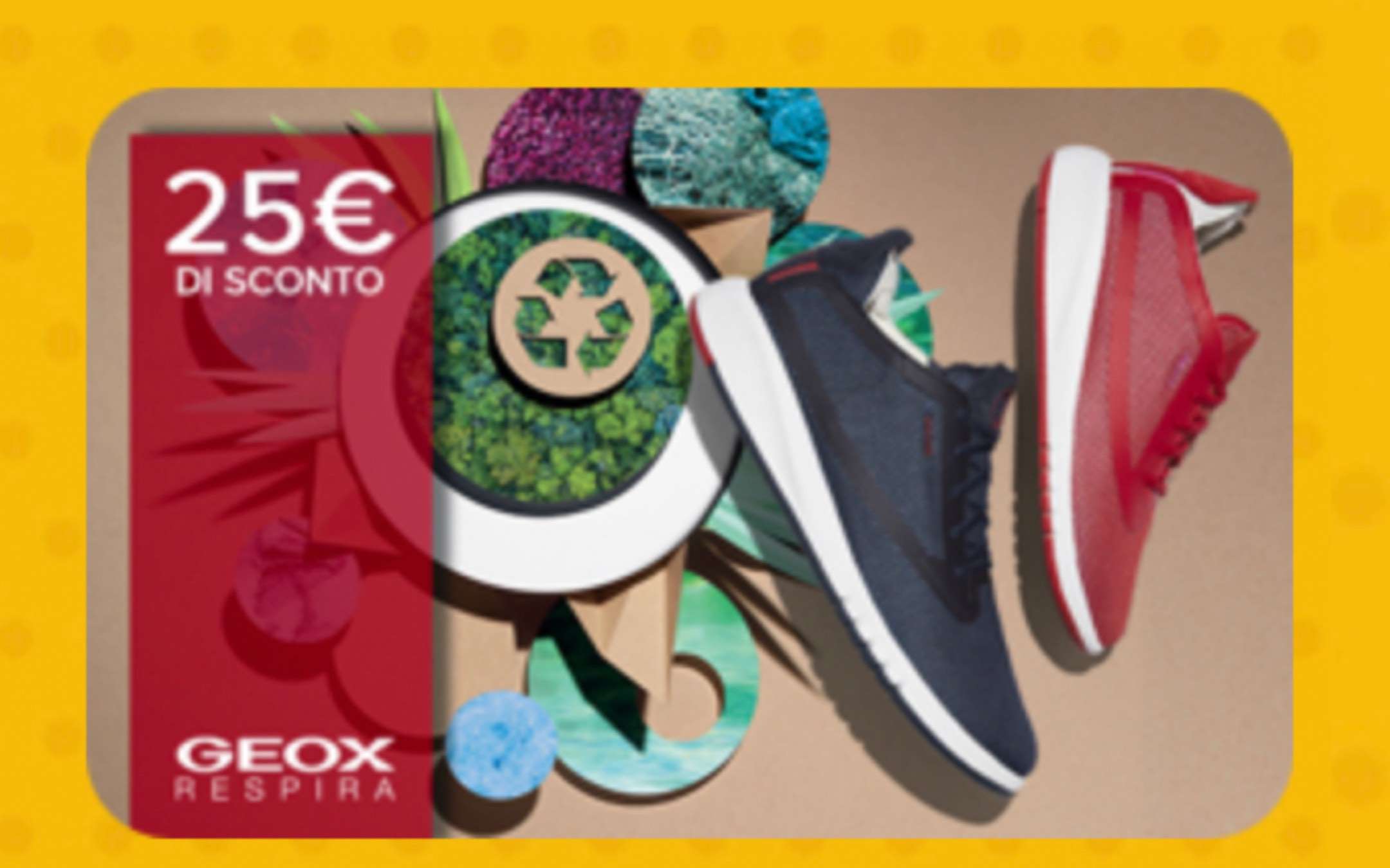 WINDAY: 25 euro di sconto sui negozi Geox