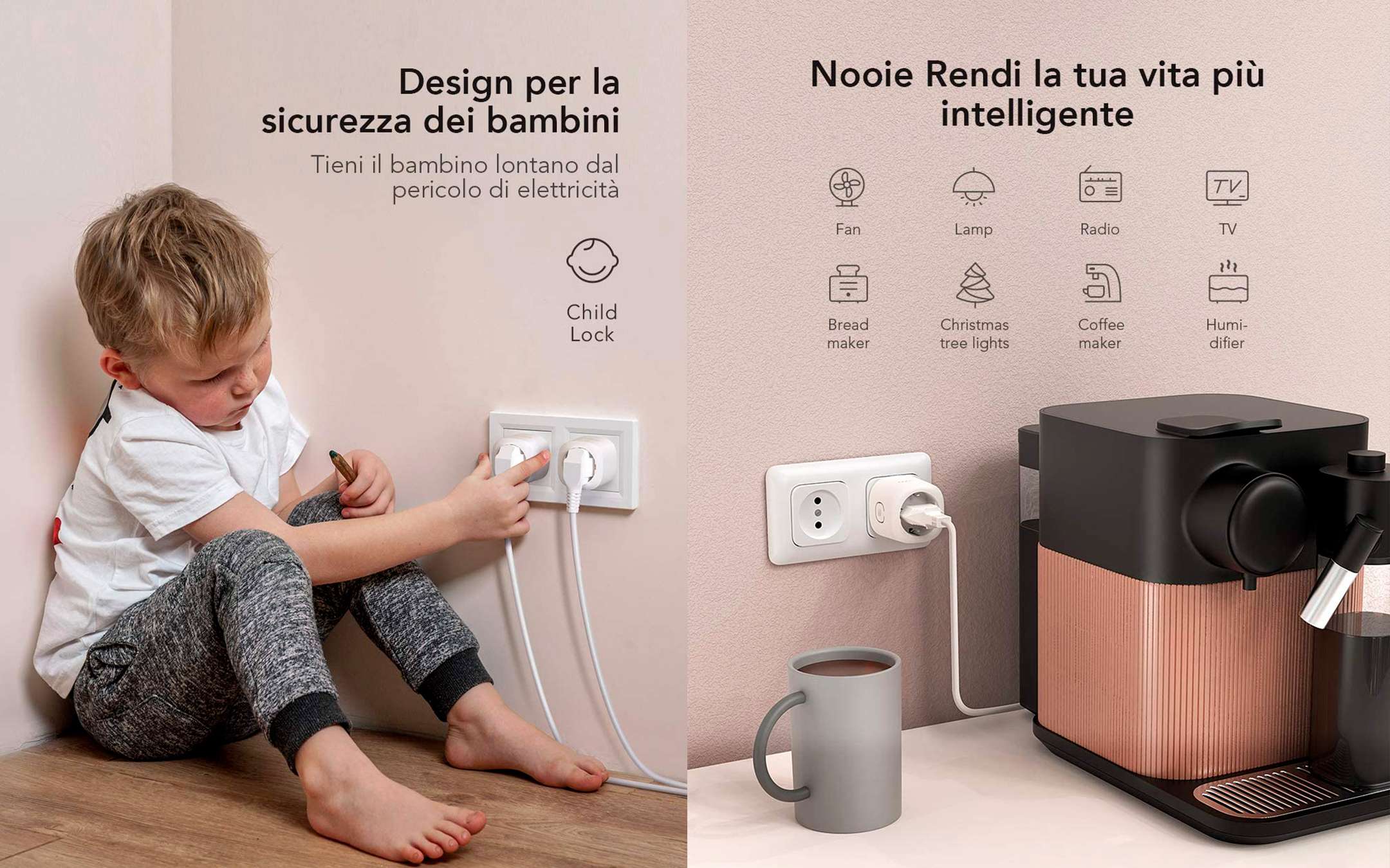 Prese Smart Nooie: kit da 2 in offerta a prezzo stracciato