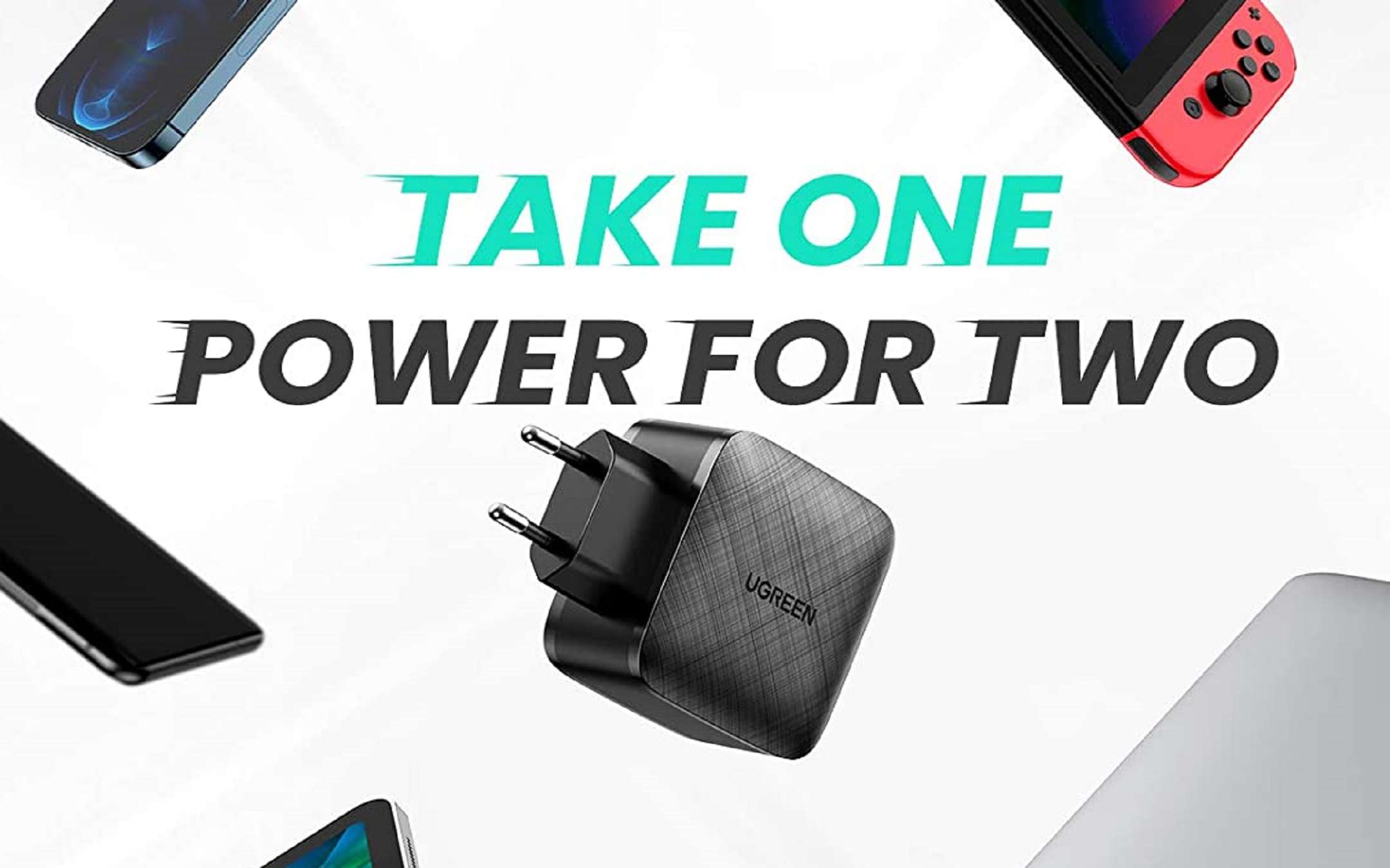Caricatore USB-C da parete da 66W a un prezzo WOW Caricatore USB-C da parete da 66W a un prezzo WOW