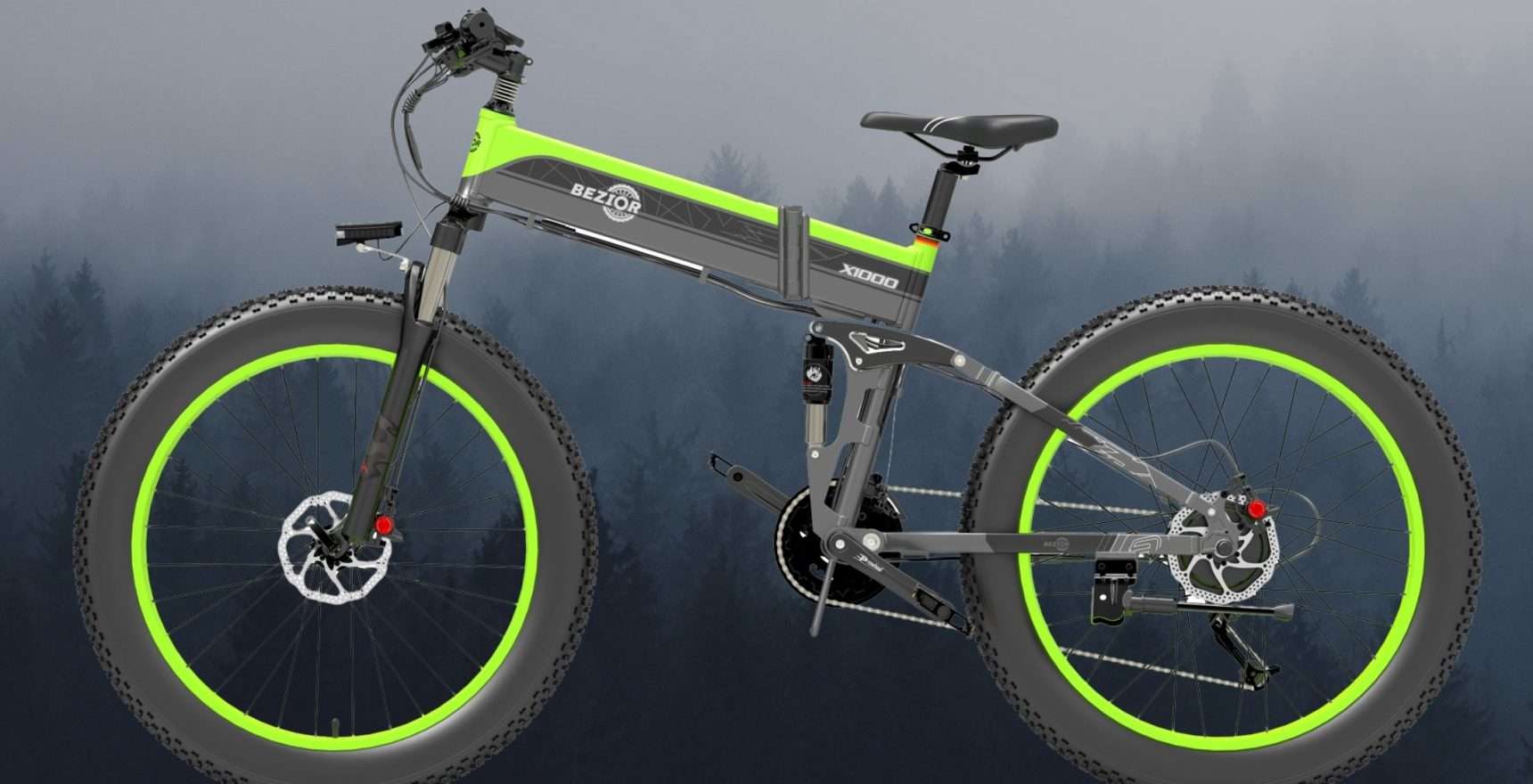 Bezior X1000: mostro di bici elettrica in sconto BOMBA di 682€