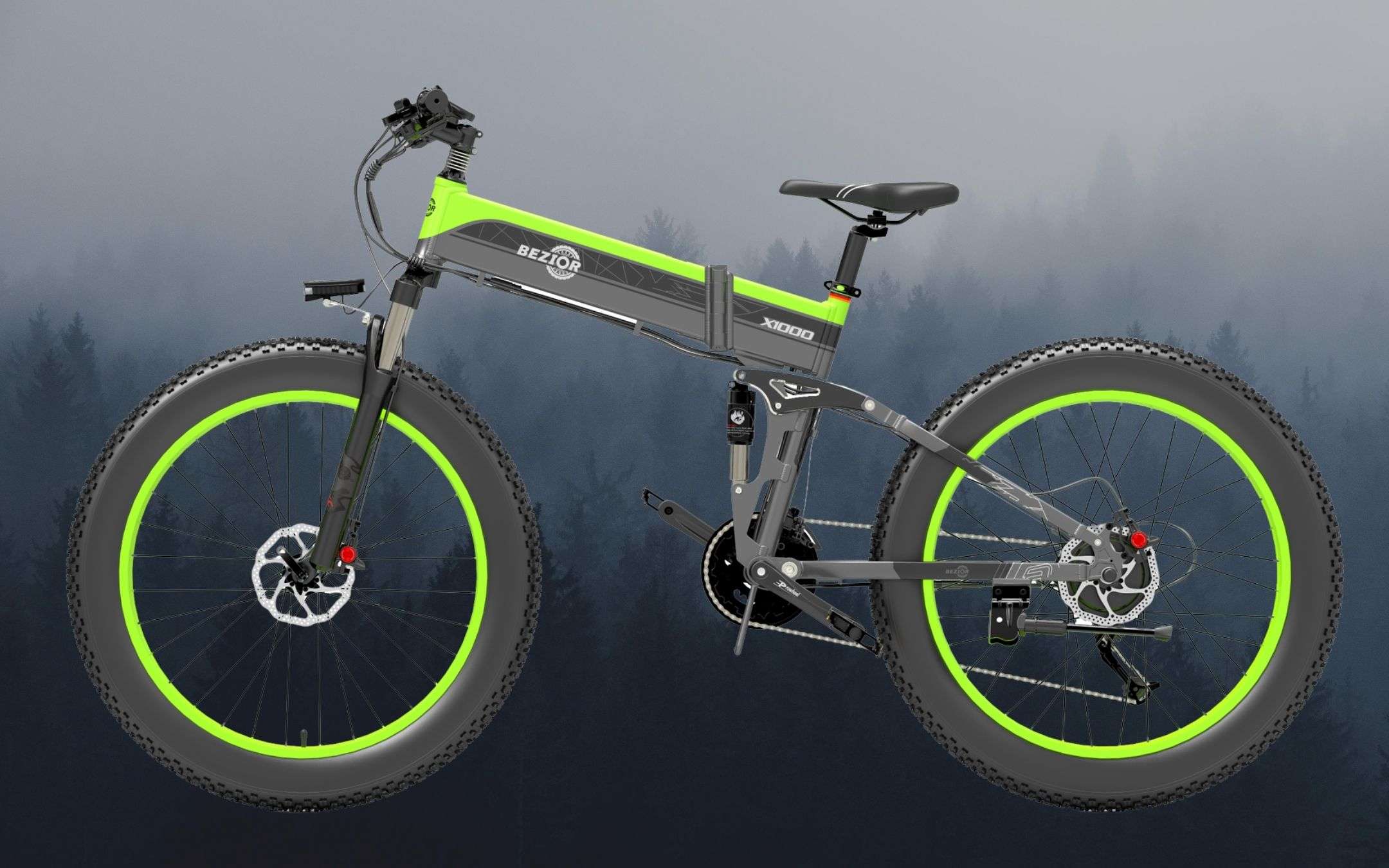 Bezior X1000: mostro di bici elettrica in sconto BOMBA di 682€