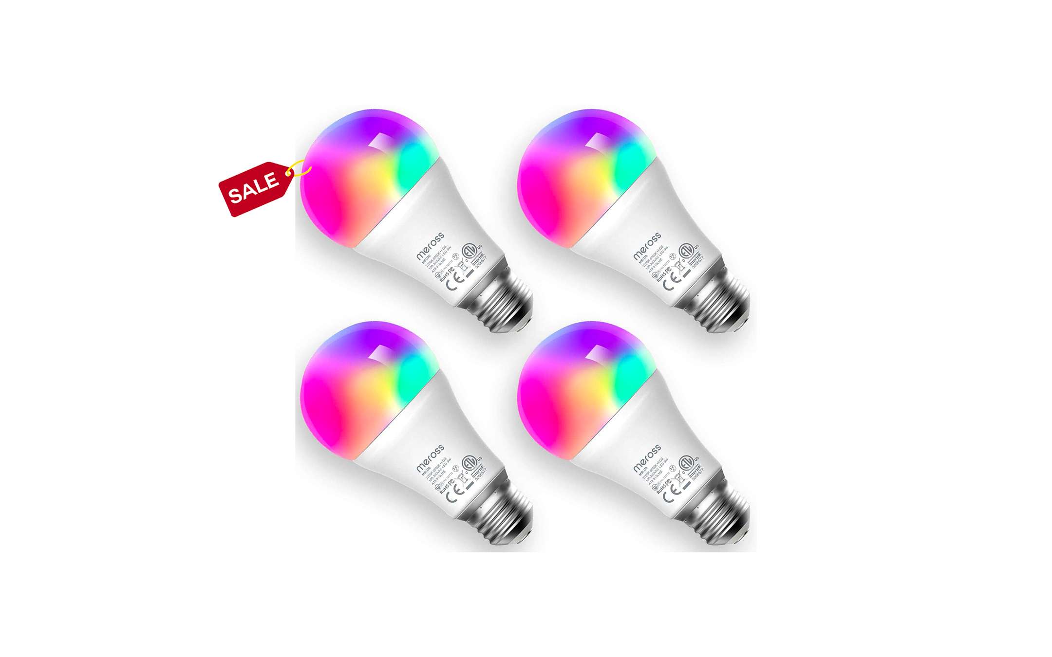 Lampadine Smart RGB: kit da 4 in super offerta (COUPON)