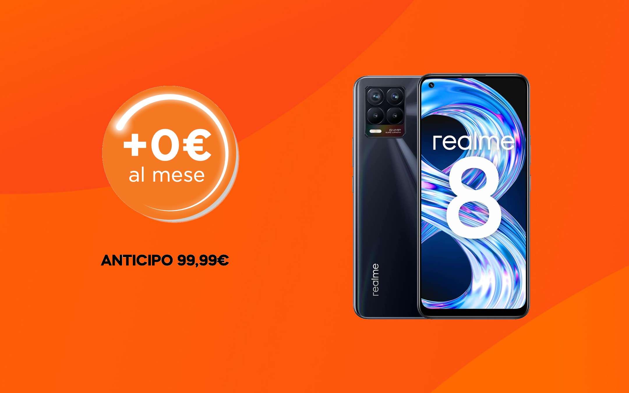 Smartphone a 0€: ora disponibile Realme 8 a 99,99€