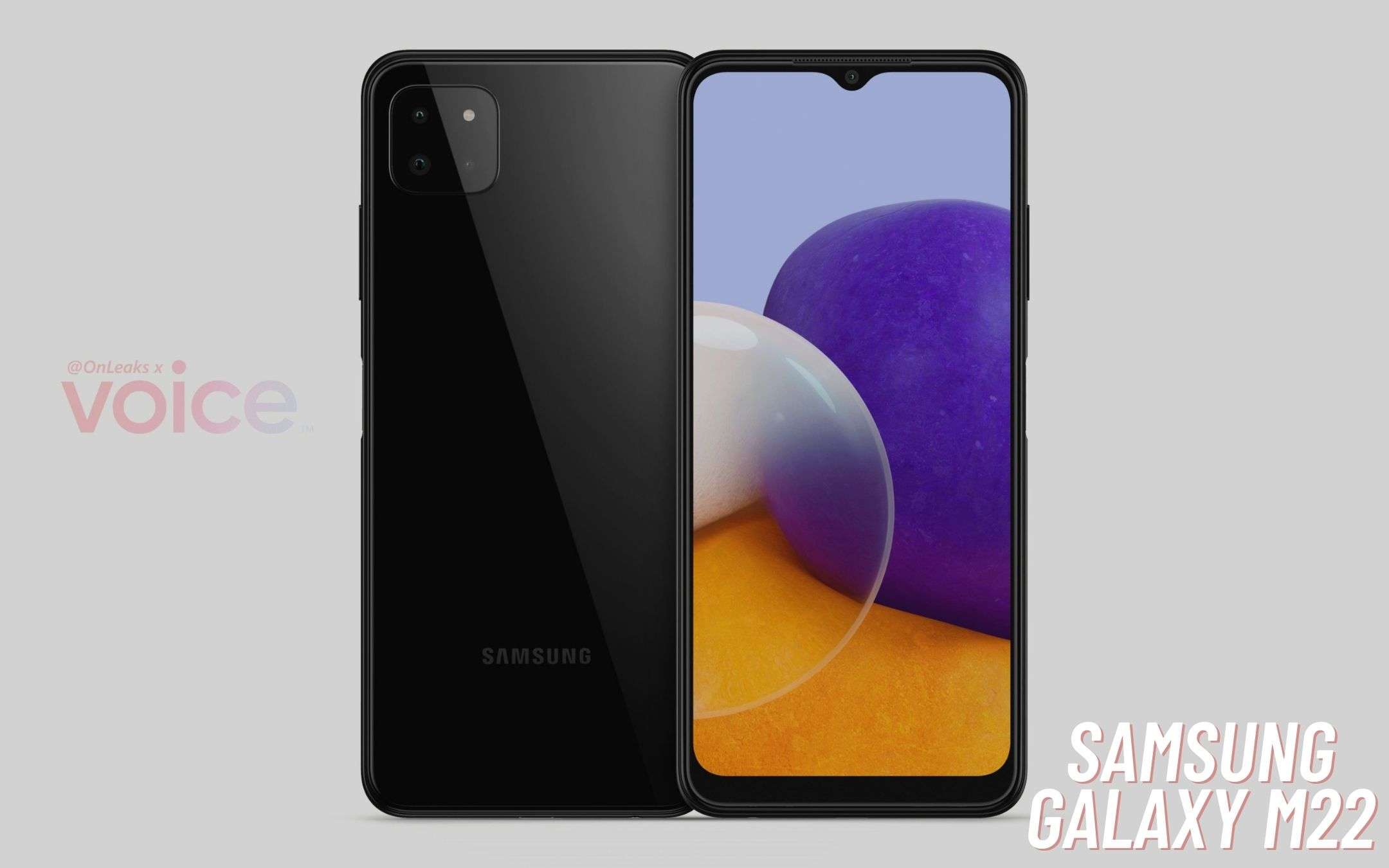 Samsung Galaxy M22: nuovi RUMOR prima del lancio