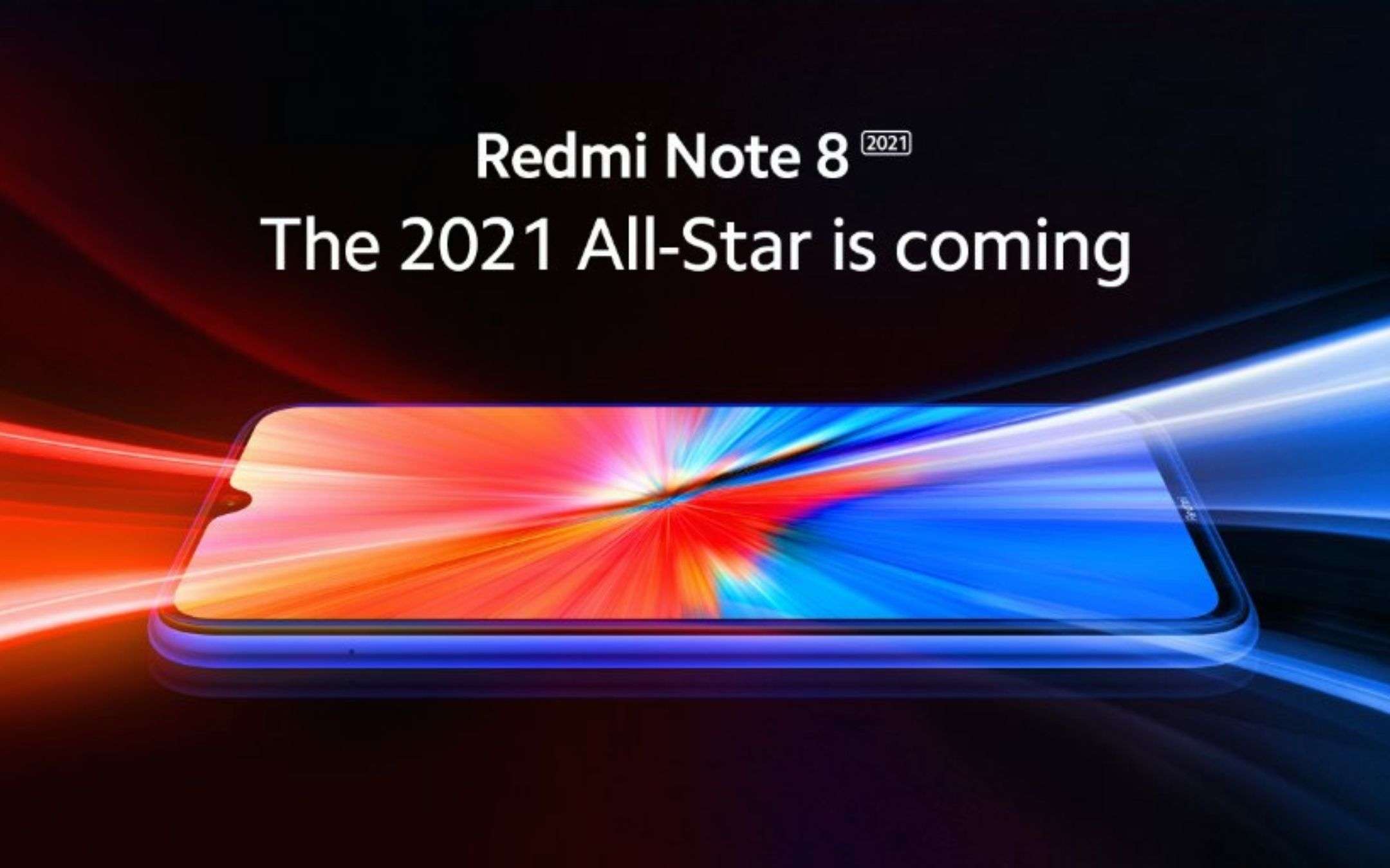 Redmi Note 8 (2021): ecco come sarà il pannello frontale