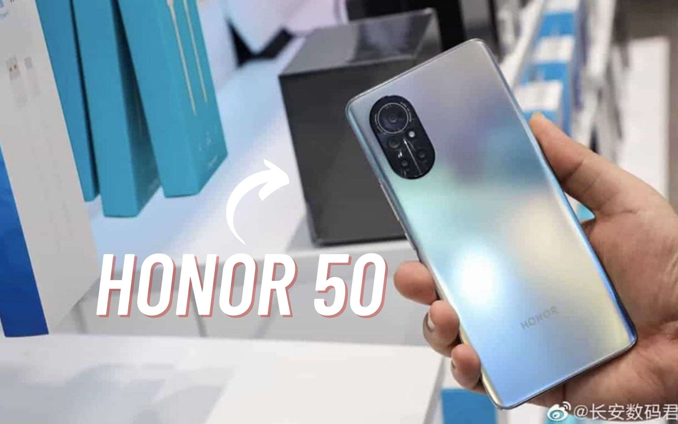 Honor 50: il suo DESIGN sembra essere stato svelato