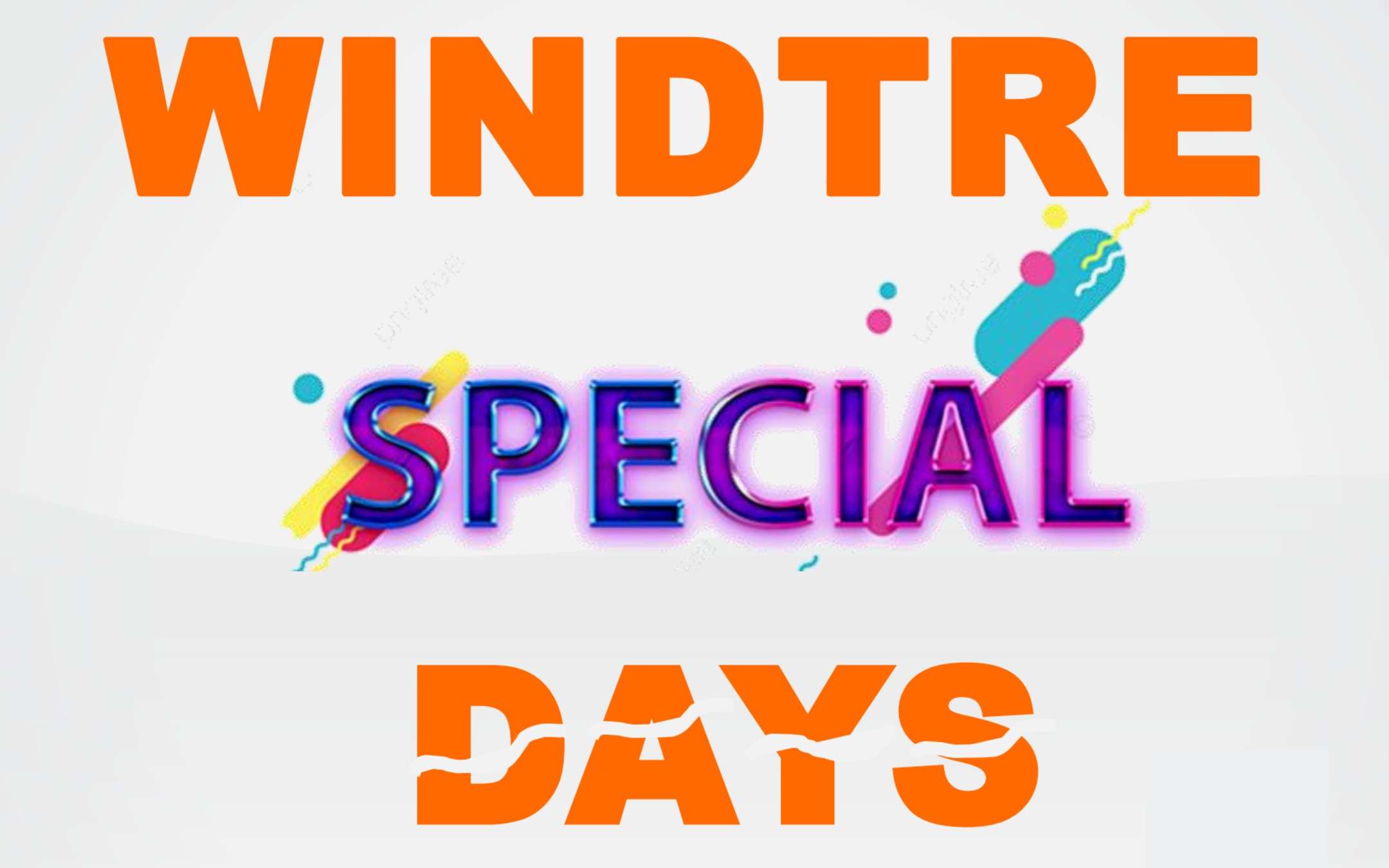 Special Days WINDTRE: quasi un mese di sconti TOP!