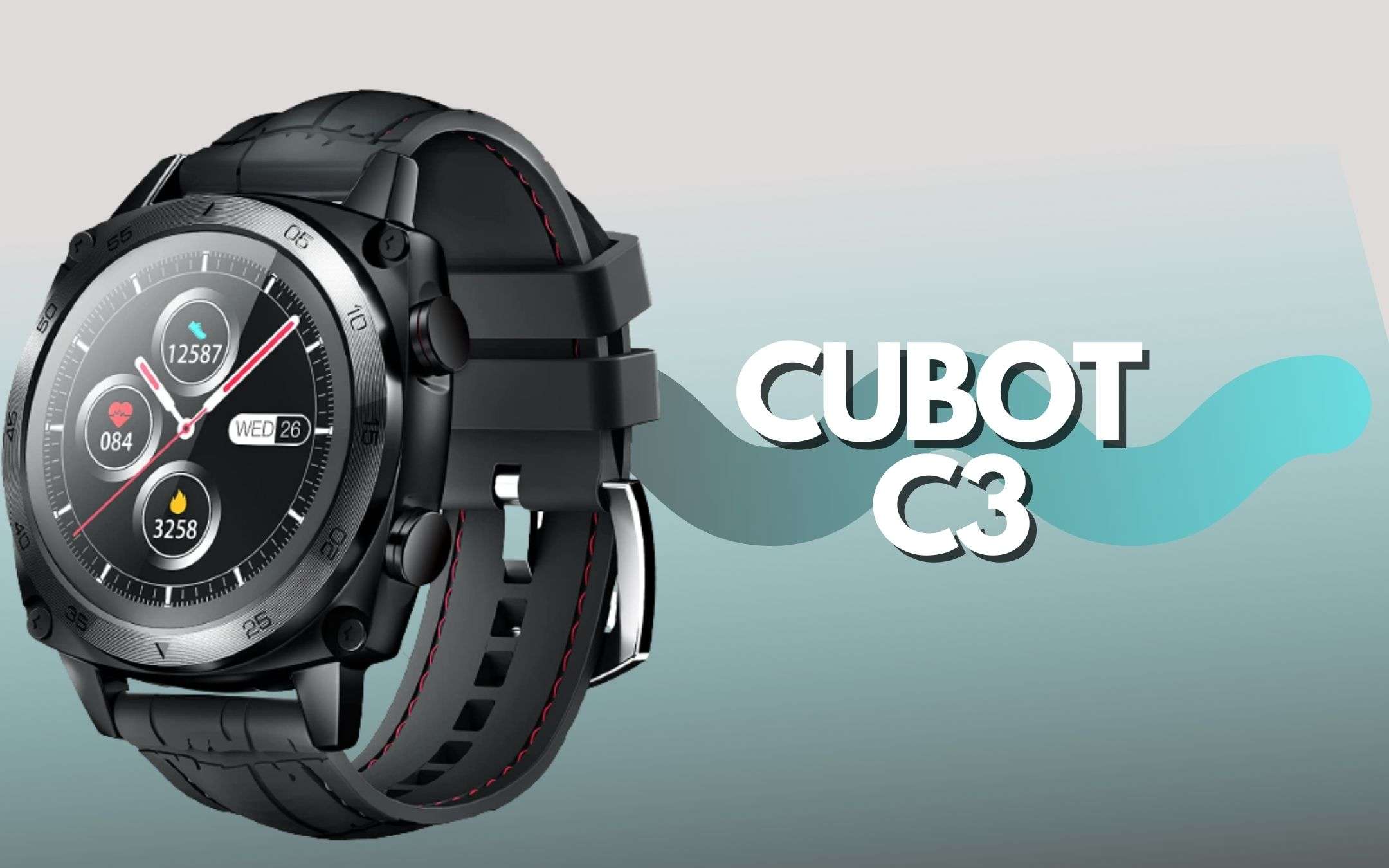Cubot C3: smartwatch completo FAVOLOSO con coupon
