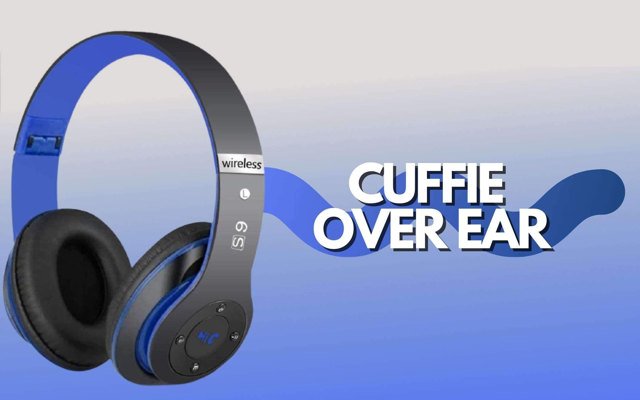 Cuffie wireless over ear SPAZIALI con doppio sconto