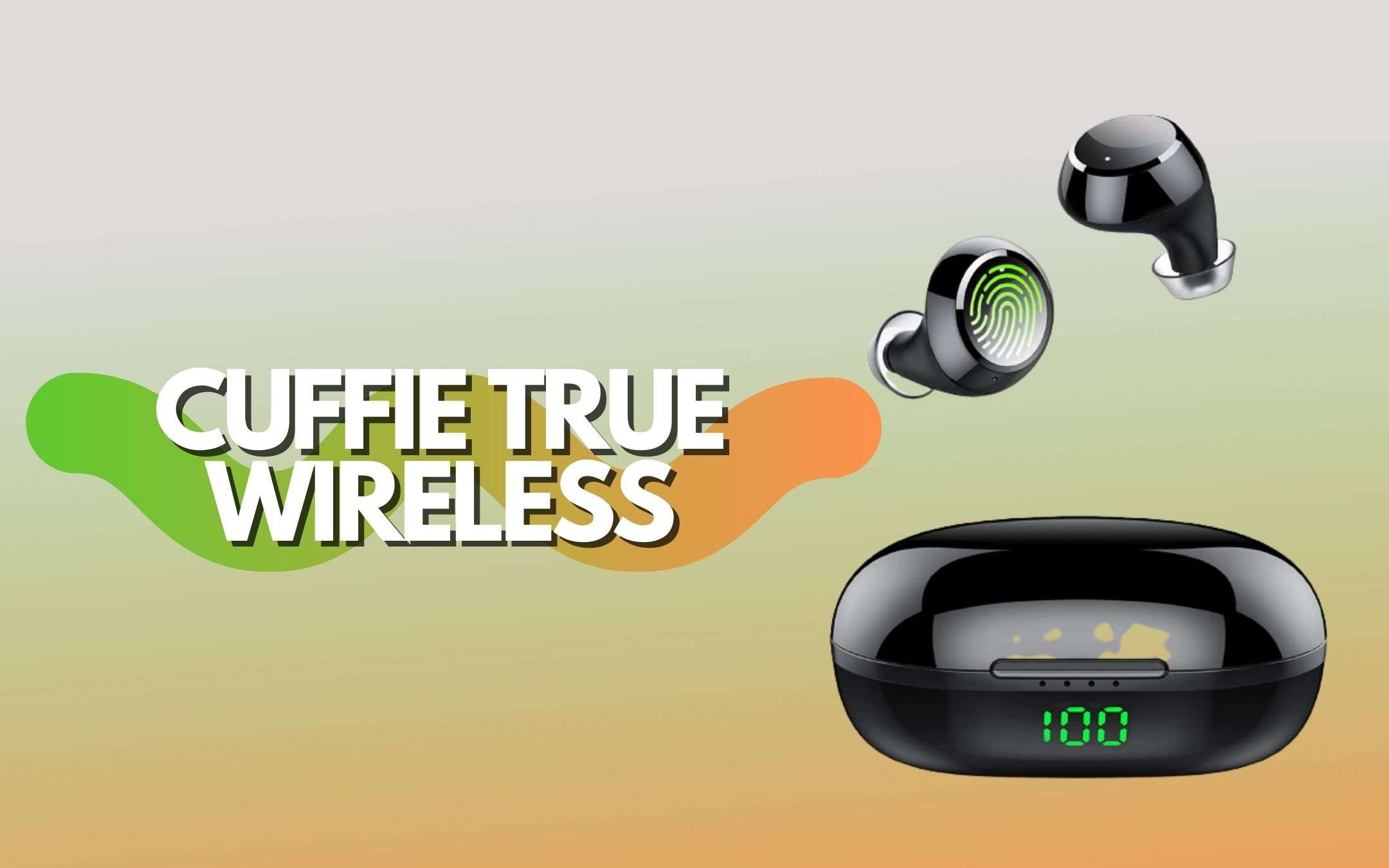 Cuffie True wireless in Ear DA URLO con DOPPIO SCONTO Cuffie True wireless in Ear DA URLO con DOPPIO SCONTO