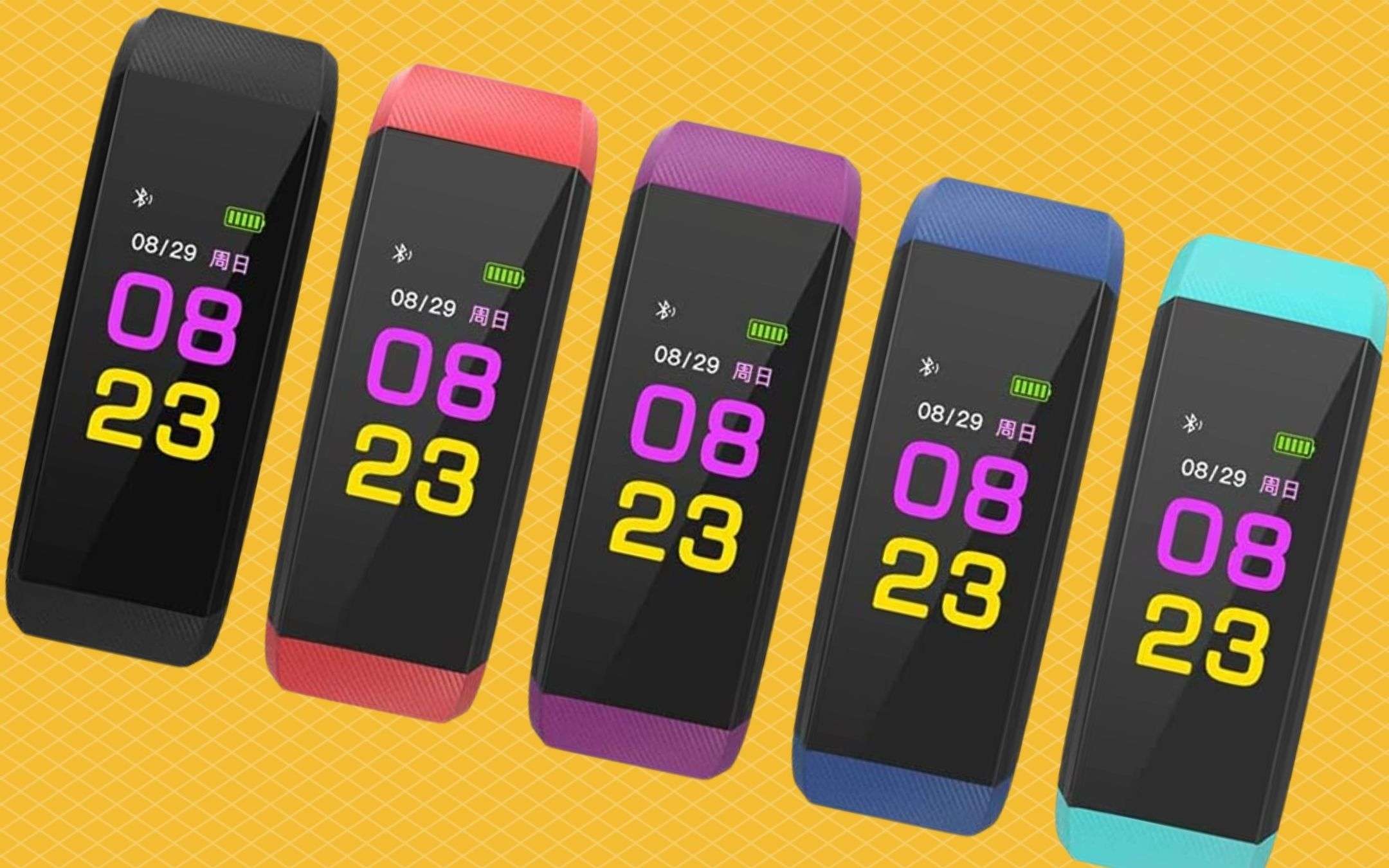 Il tuo nuovo smartband costa meno di un braccialetto (8€) Il tuo nuovo smartband costa meno di un braccialetto (8€)