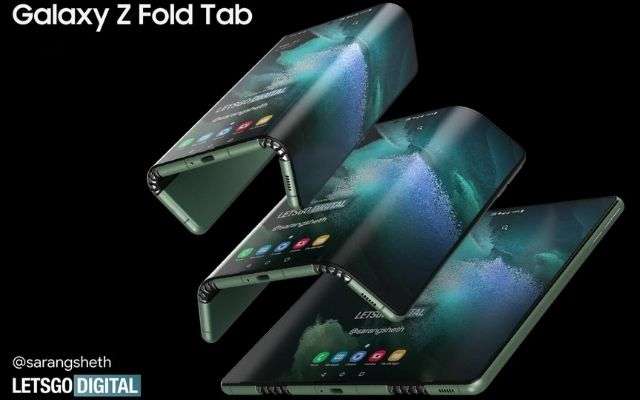Galaxy Z Fold tab