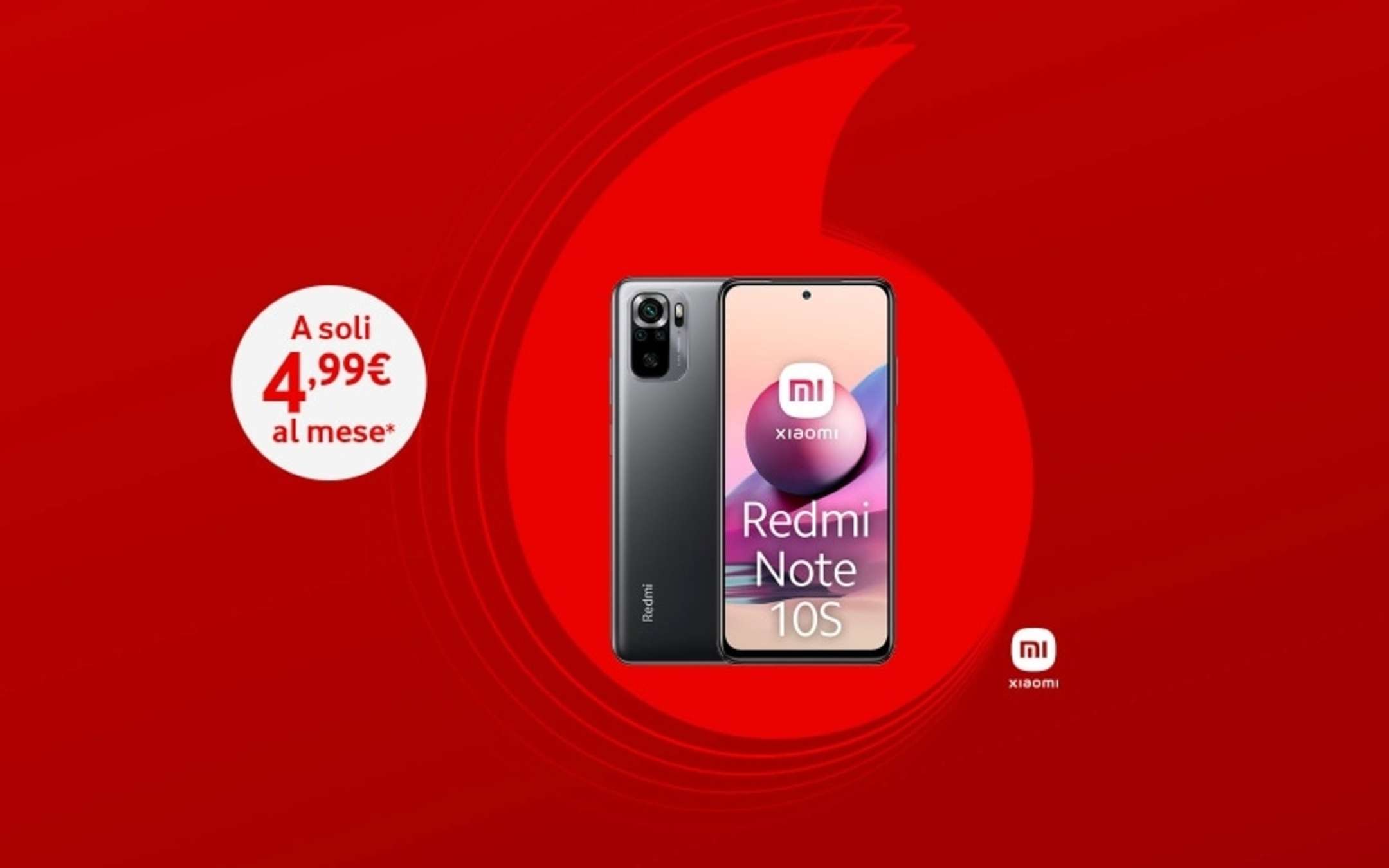 Vodafone Shake it: PROMO 5G con Redmi Note 10S
