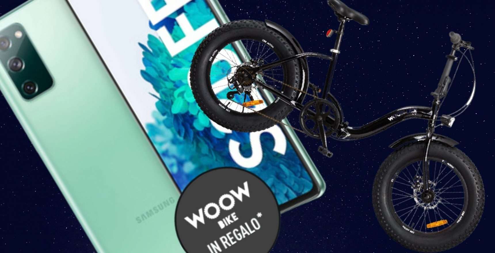 Unieuro, bomba Galaxy S20 FE: sconto 169€ e BICI GRATIS