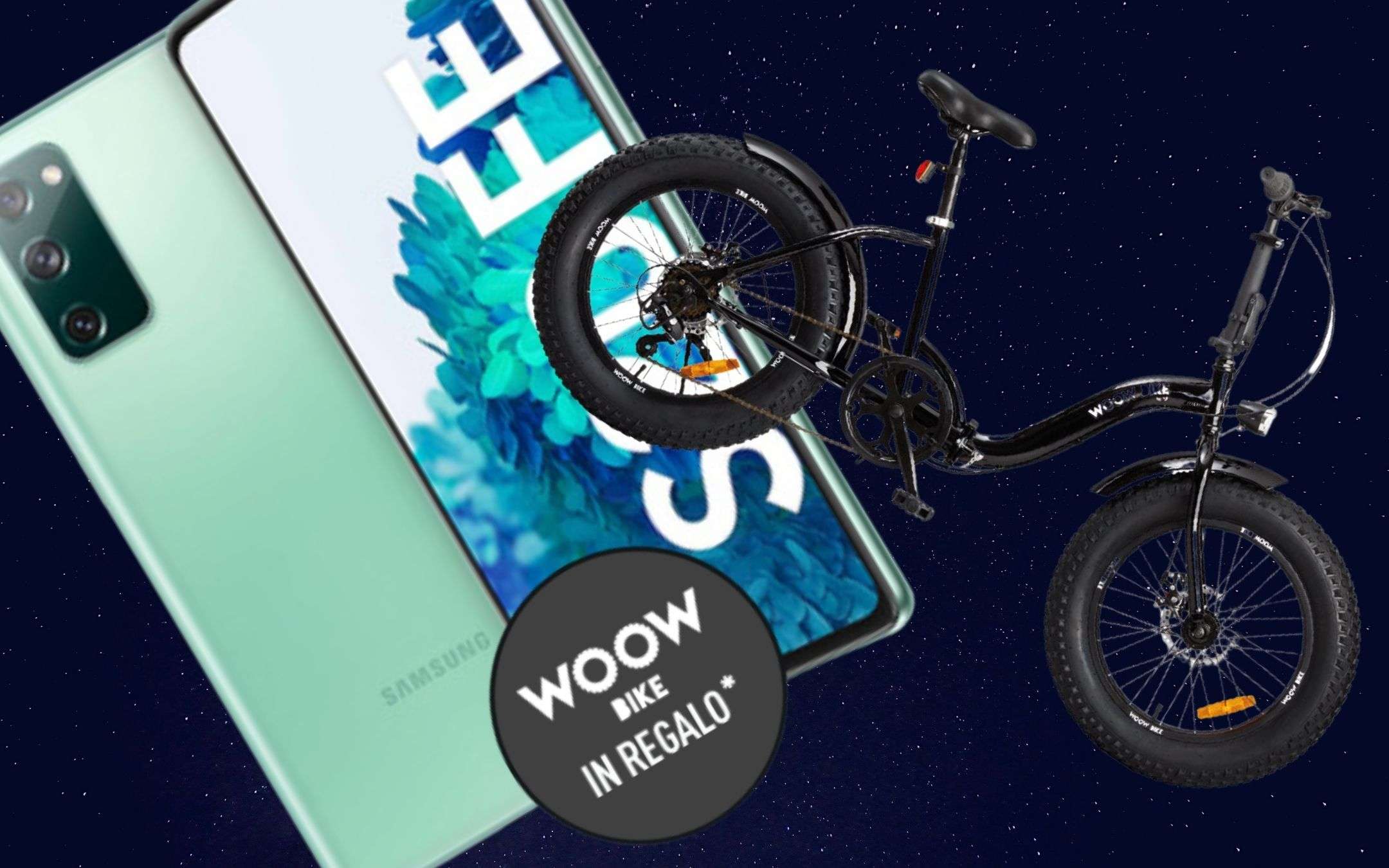 Unieuro, bomba Galaxy S20 FE: sconto 169€ e BICI GRATIS Unieuro, bomba Galaxy S20 FE: sconto 169€ e BICI GRATIS