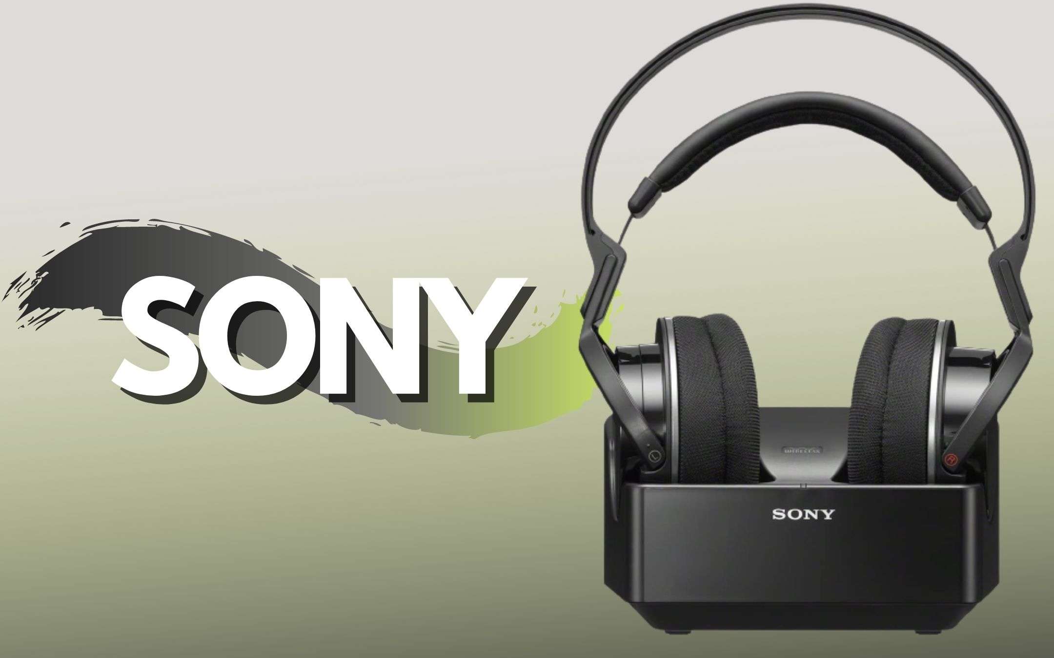 Cuffie Over Ear Sony con base di ricarica a prezzo BOMBA