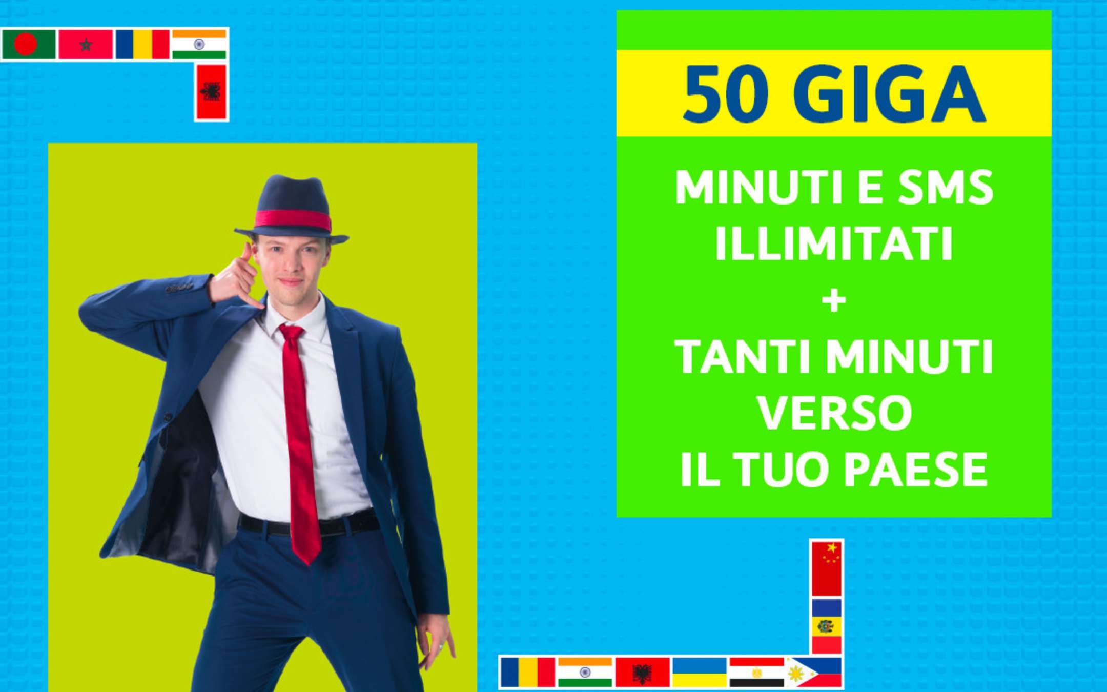 TIM International Promo: 50GB a 9,99€ al mese