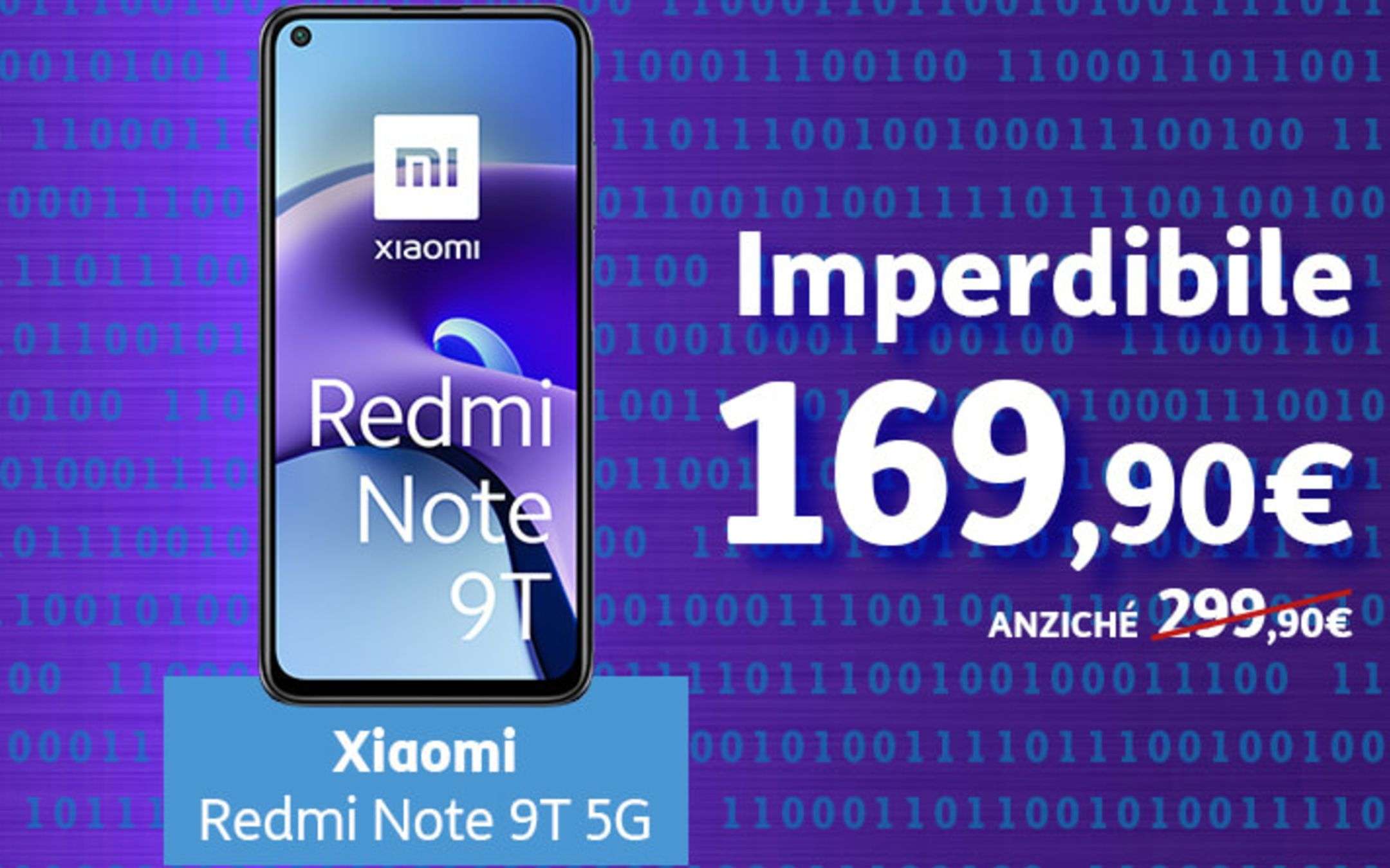TIM: in SCONTO il Redmi Note 9T con 3 mesi di 5G