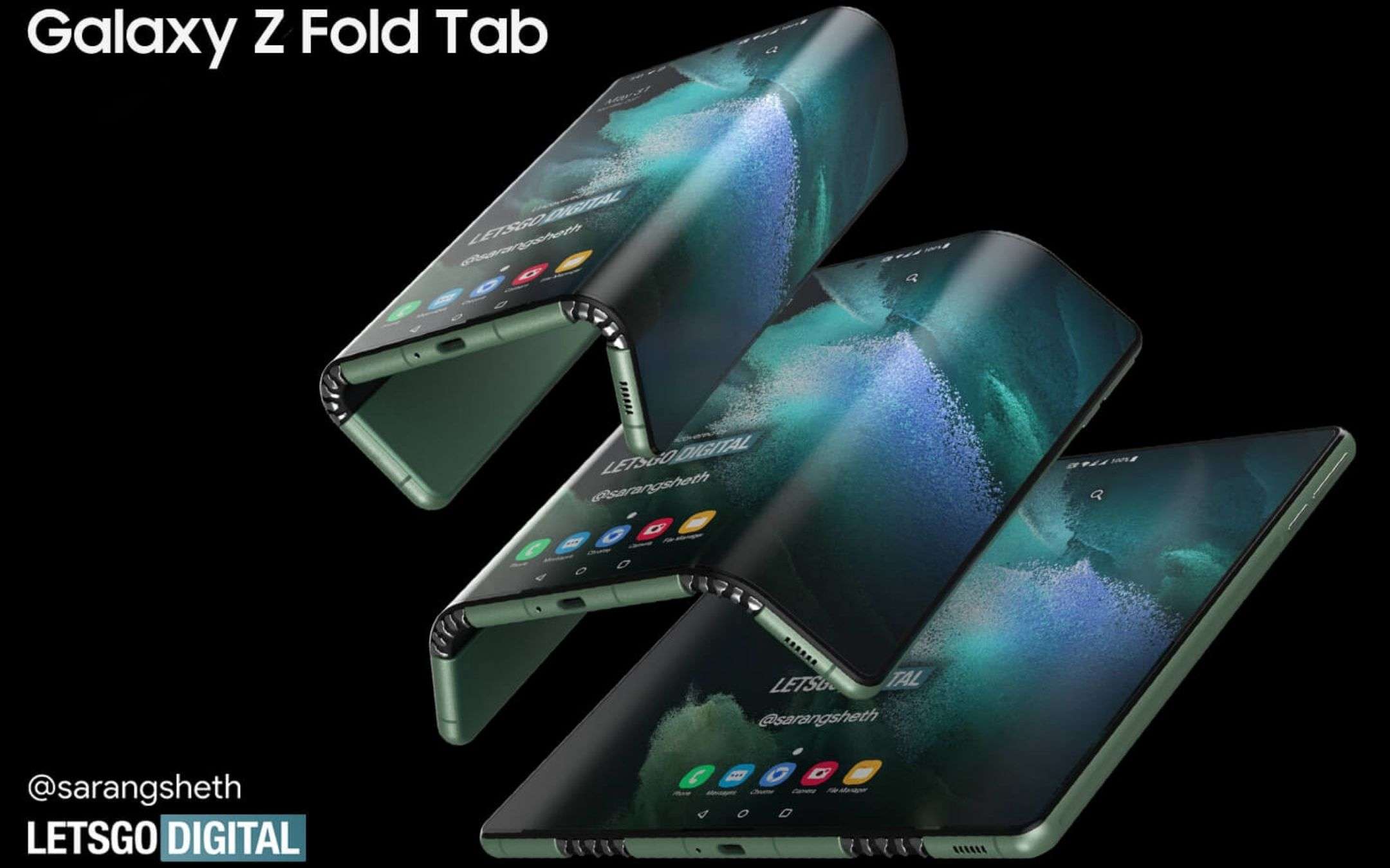 Samsung Galaxy Z Fold Tab: RIFATEVI gli occhi! (FOTO)