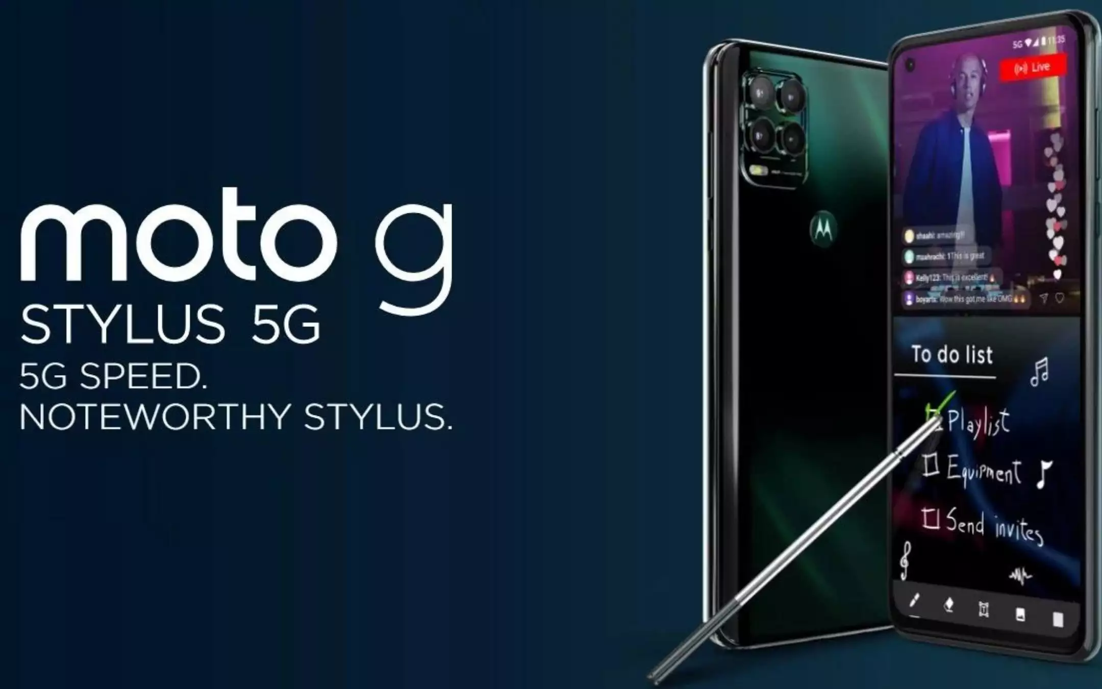 Motorola Moto G Stylus 5G: UFFICIALE con Snapdragon 480