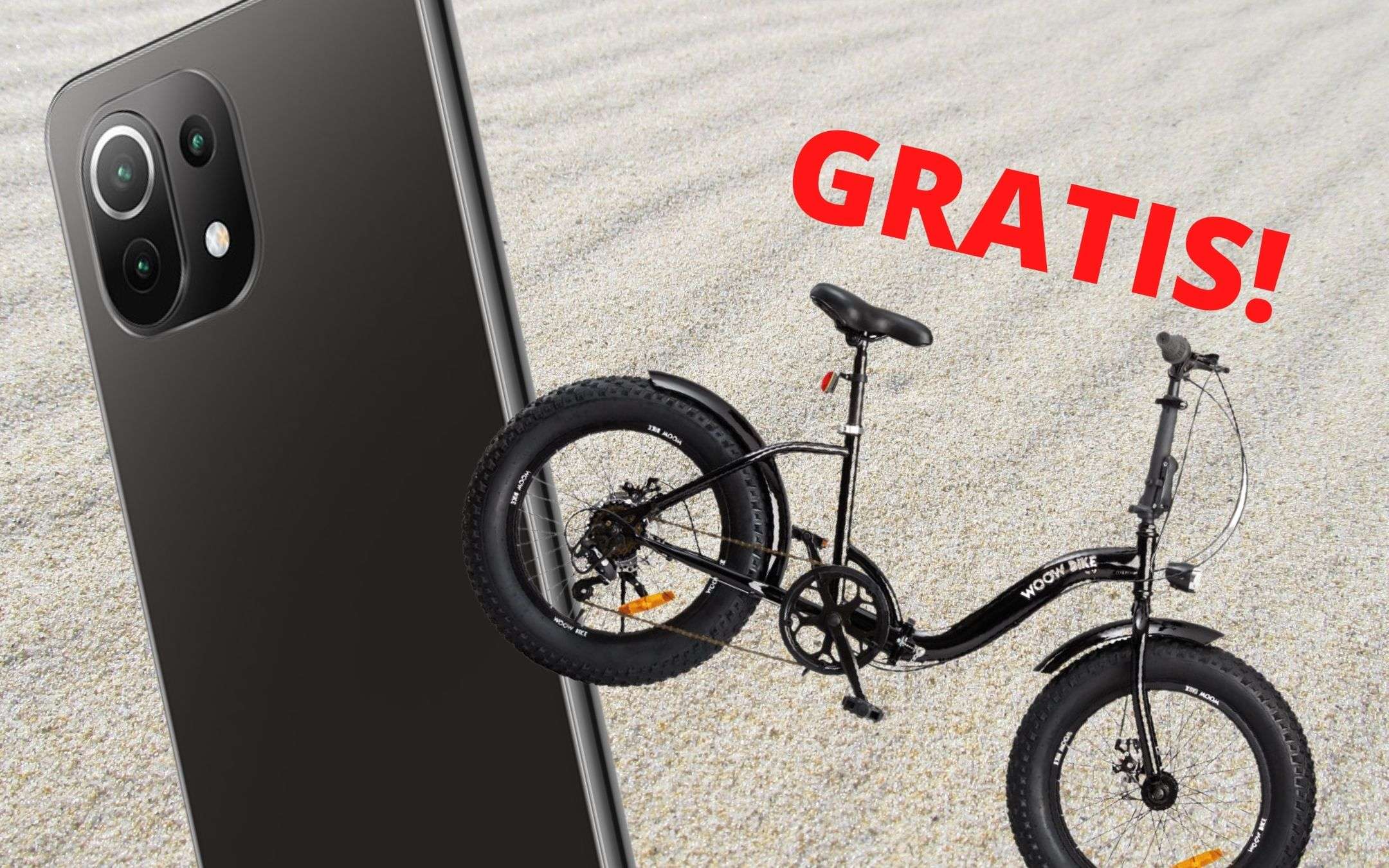 Unieuro, follia: prendi Xiaomi Mi 11 Lite e la BICI è GRATIS