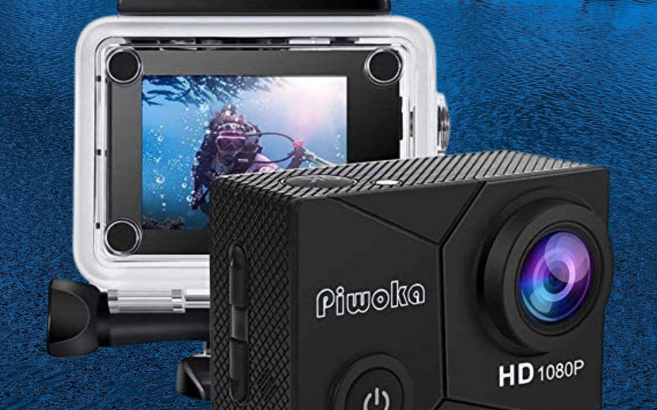 Amazon, ottima action cam a 22€: tanti accessori, sconto WOW