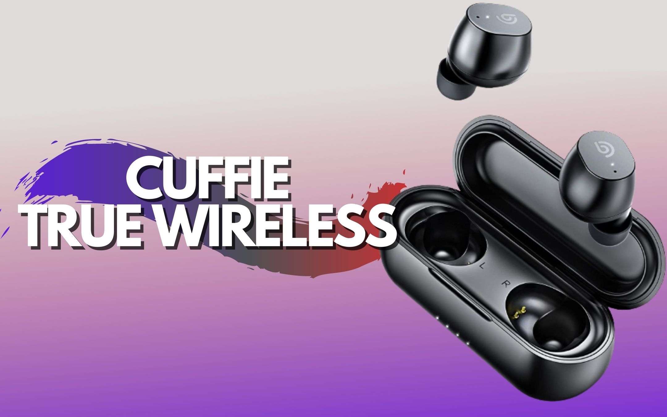Cuffie true wireless a METÀ PREZZO con coupon