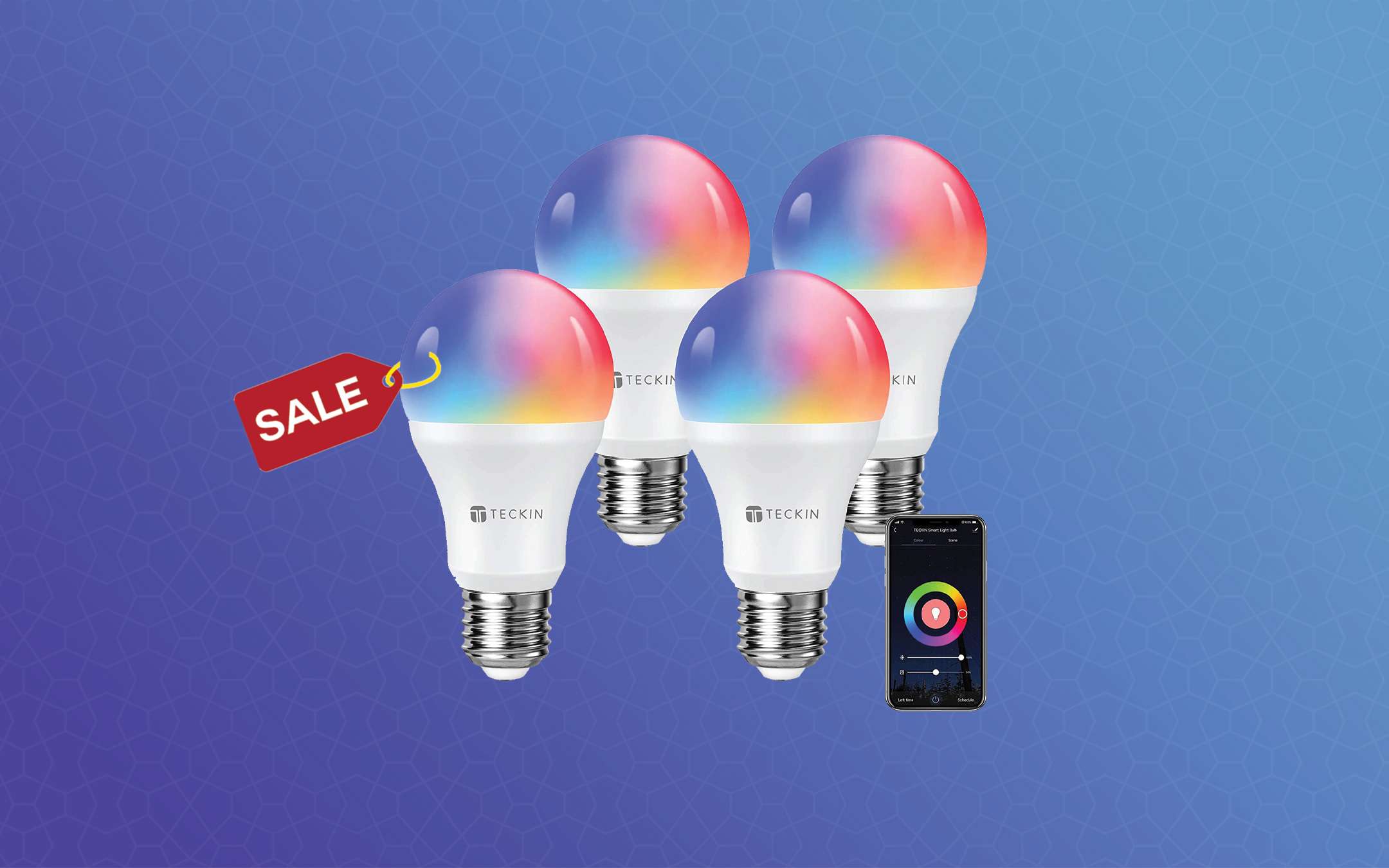 Lampadine Smart TECKIN: kit da 4 in offerta con questo COUPON