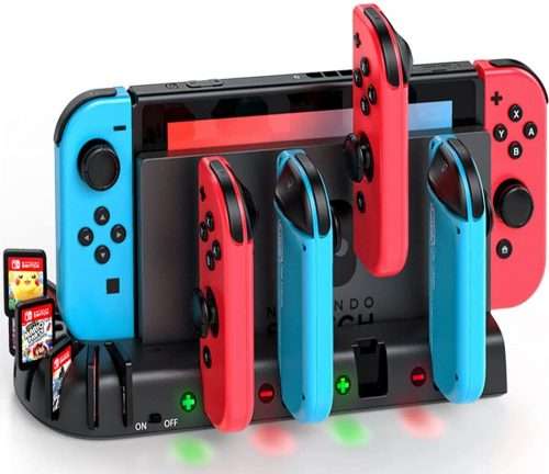 postazione nintendo switch