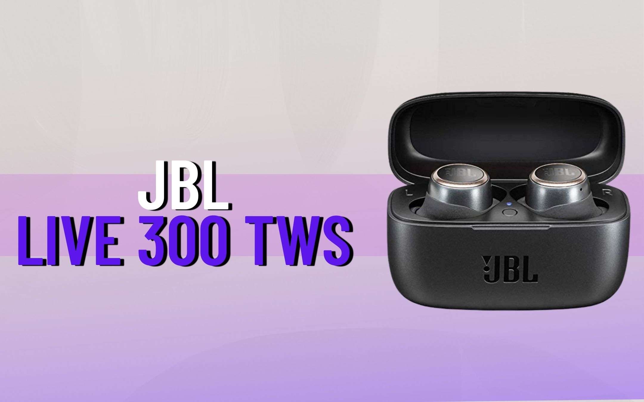 JBL LIVE 300TWS CUFFIE IN-EAR AURICOLARI BLUETOOTH PER MUSICA SPORT CHIAMATE