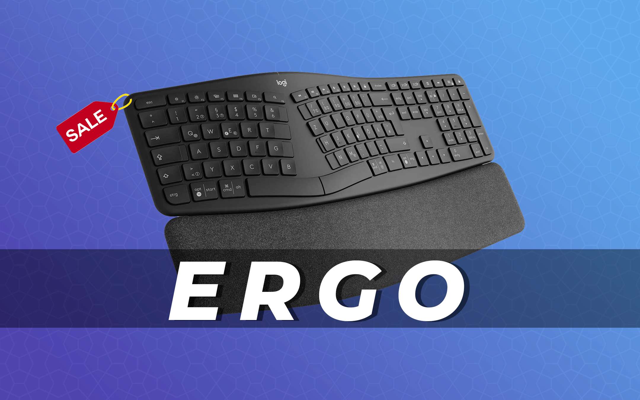 Logitech ERGO K860: tastiera wireless ergonomica in offerta Logitech ERGO K860: tastiera wireless ergonomica in offerta