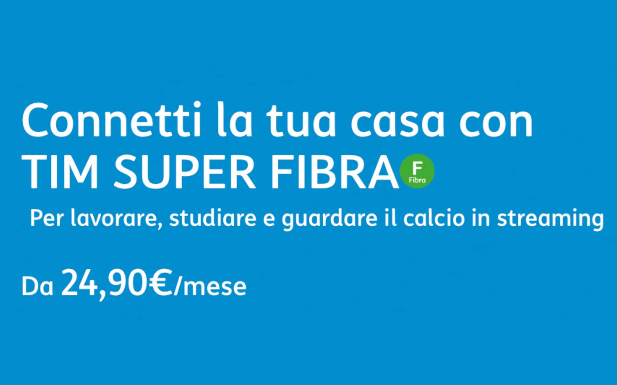 TIM Super Offerta Base: PROMO senza Modem a 24,90€