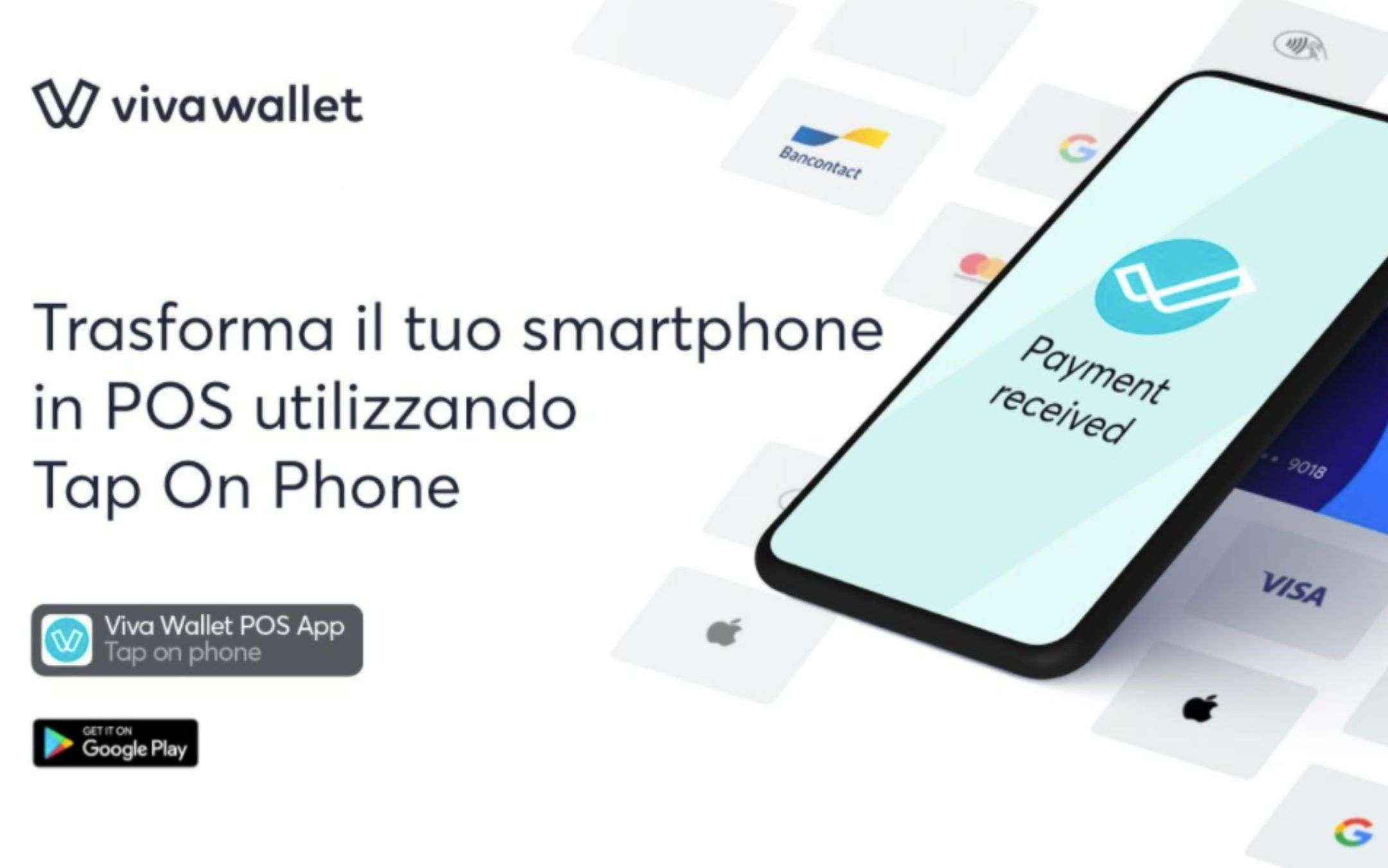 Con Viva Wallet, lo smartphone diventa un POS: non serve altro Con Viva Wallet, lo smartphone diventa un POS: non serve altro