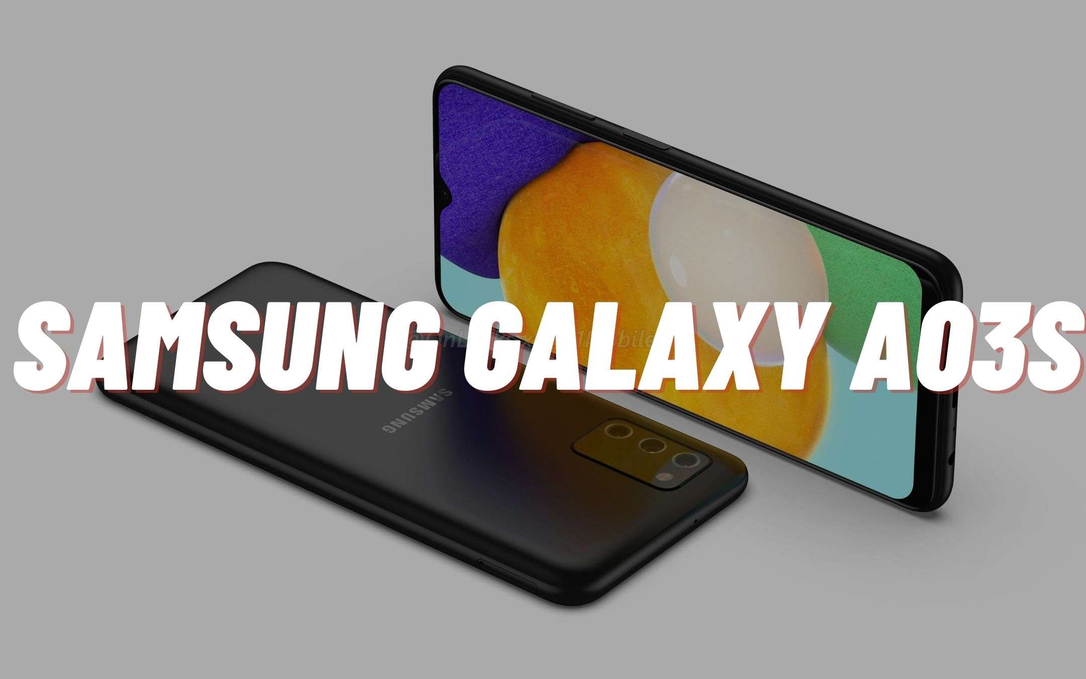 Samsung Galaxy A03s: il debutto è dietro l'angolo