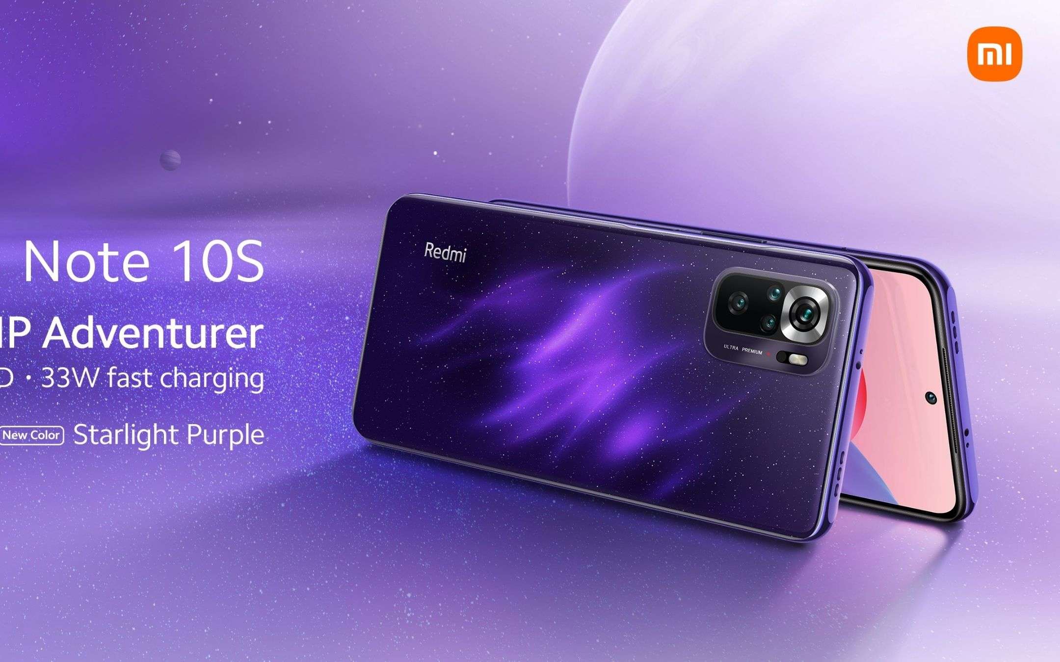 Redmi Note 10S: arriva la colorazione Straight Purple