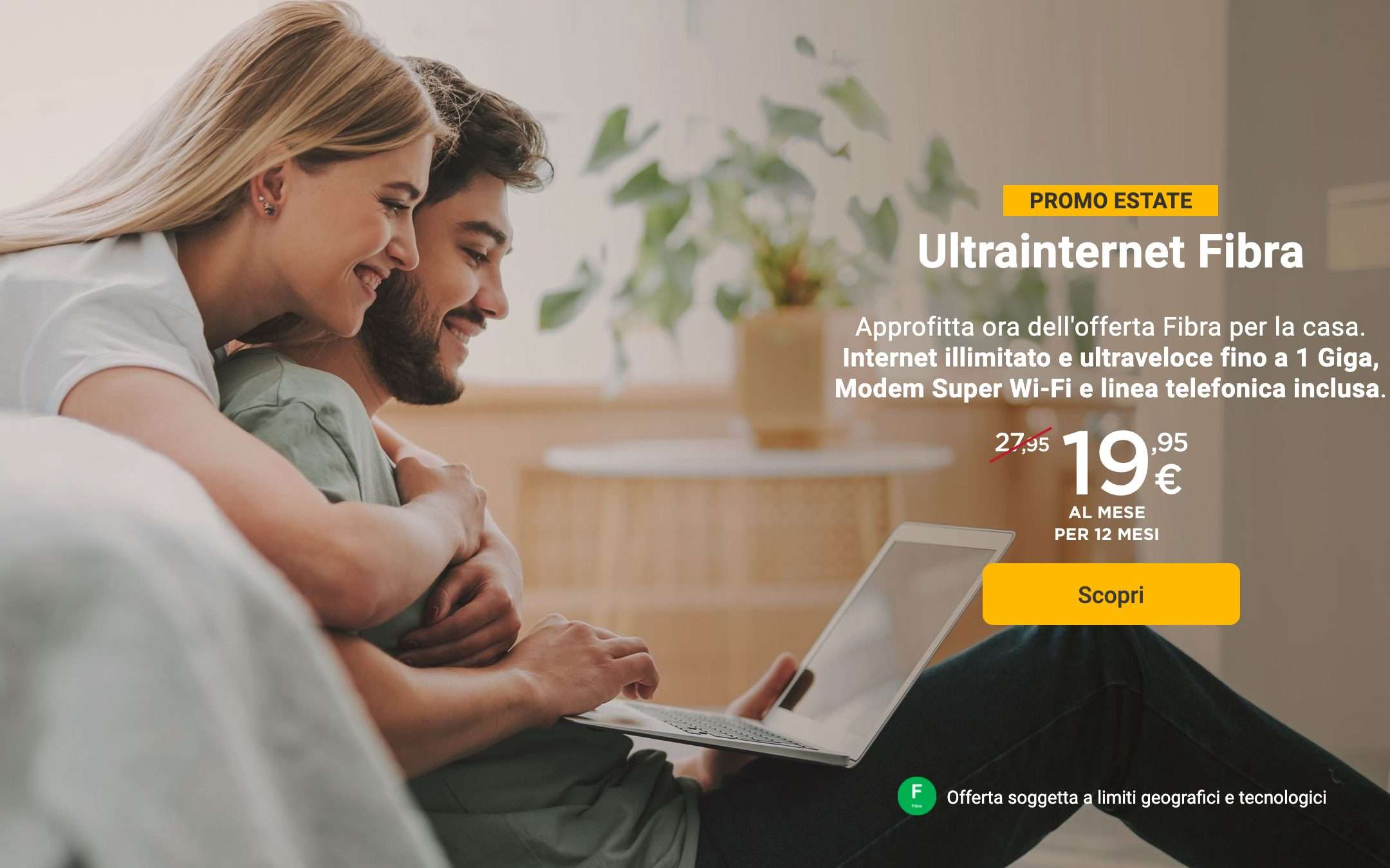 Tiscali Ultrainternet a 19,95€ per pochi giorni!