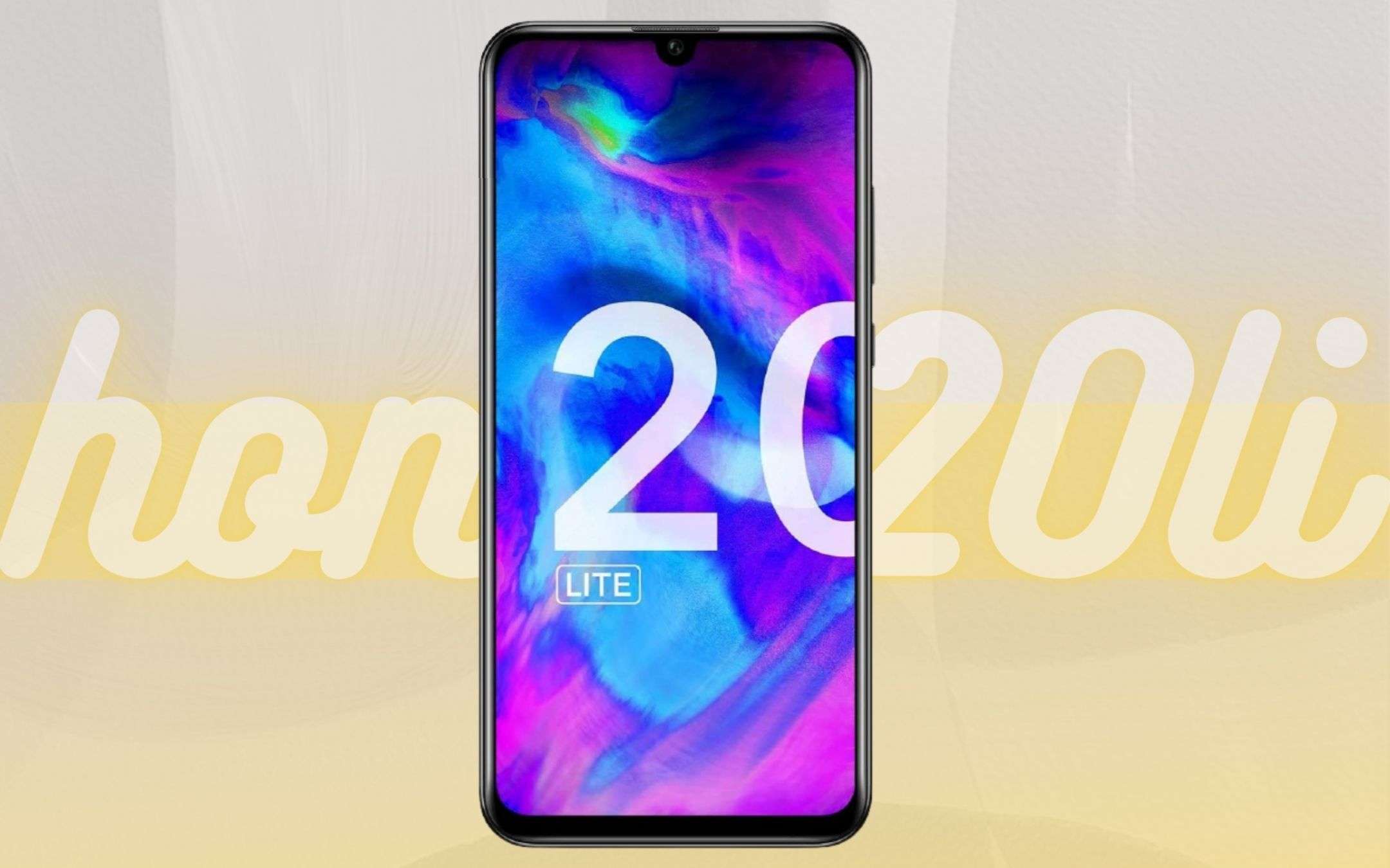 Honor 20 Lite: smartphone PERFETTO per tutti i giorni (-90€)