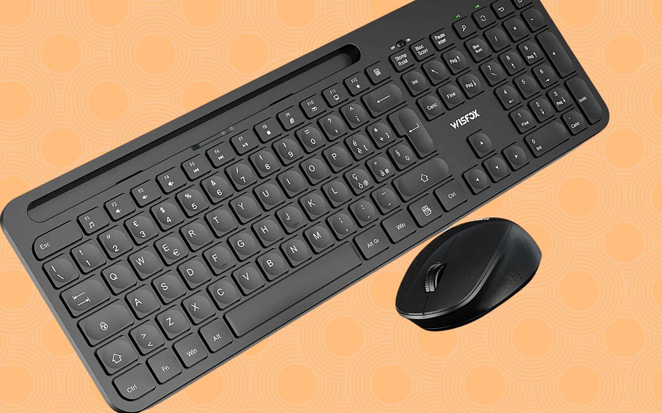 Mouse e tastiera WIRELESS a 11€: sconto 60% su Amazon Mouse e tastiera WIRELESS a 11€: sconto 60% su Amazon