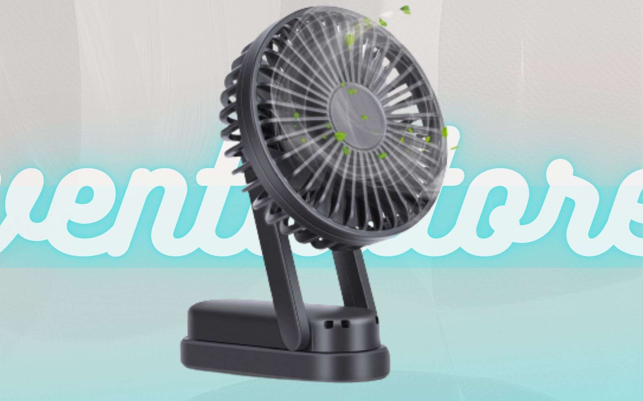 Mini ventilatore per scrivania e non solo: DOPPIO SCONTO Mini ventilatore per scrivania e non solo: DOPPIO SCONTO