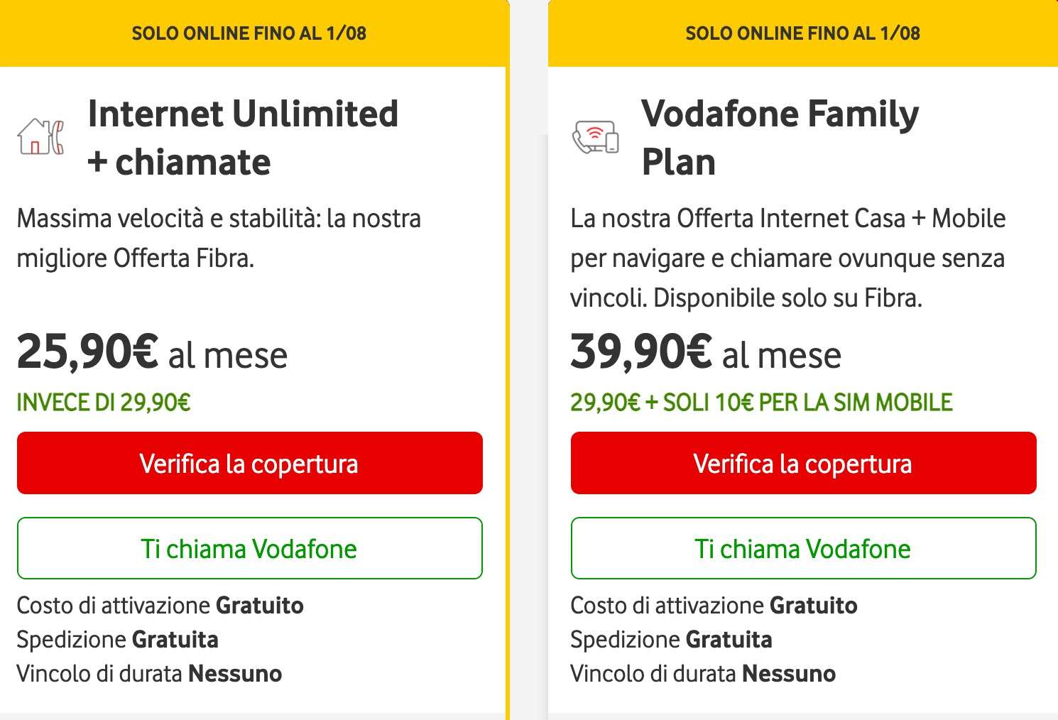Vodafone COUPON Amazon