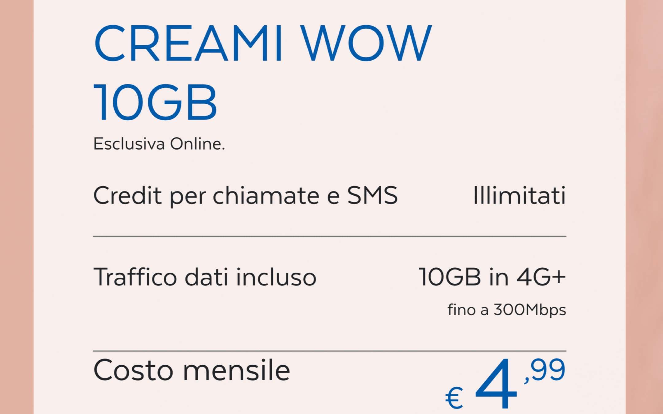 PosteMobile Creami WOW: ora fino al 7 Settembre!