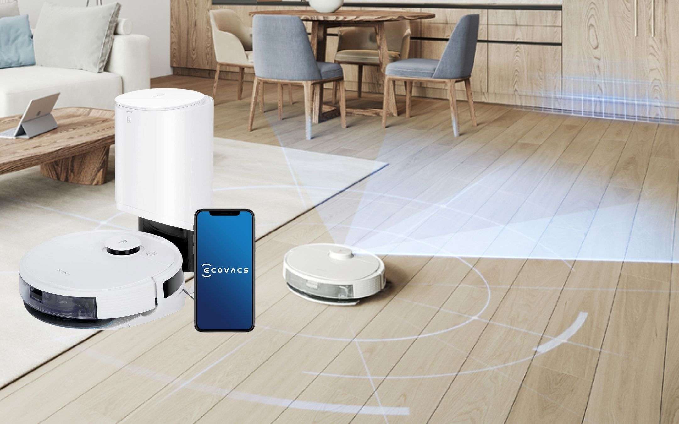 Ecovacs Deebot N8+ è un PORTENTO: aspira, lava e si svuota da solo