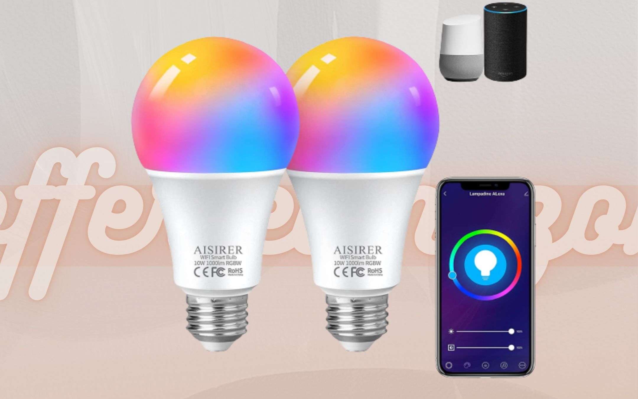 Lampadine intelligenti: sono due a prezzo INCREDIBILE Lampadine intelligenti: sono due a prezzo INCREDIBILE