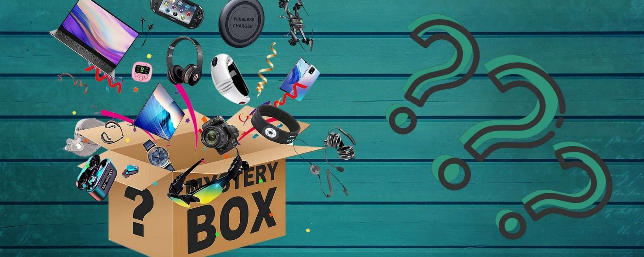 Novità su Amazon MISTERY BOX tech a 9€, che spettacolo