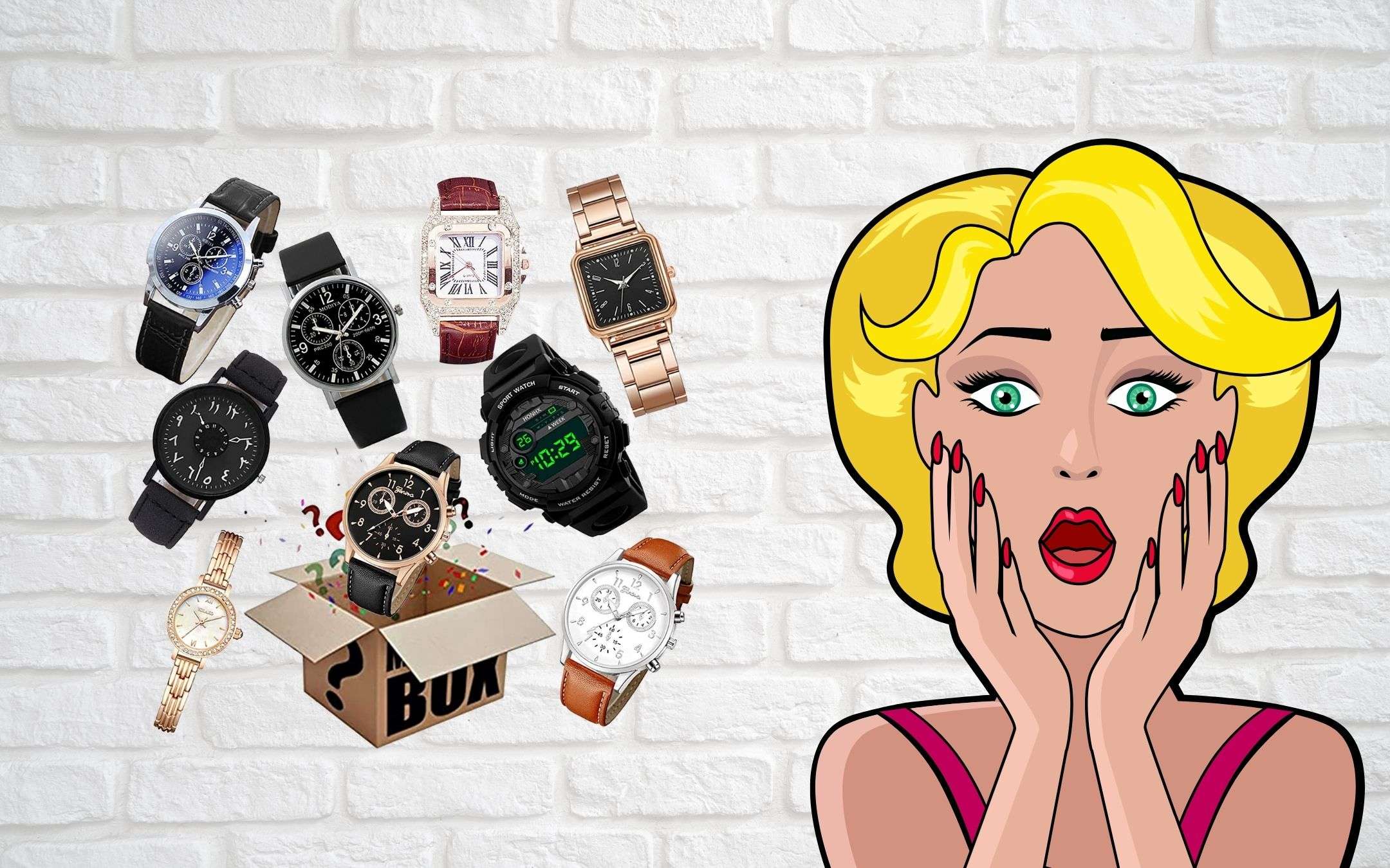 Novità super Amazon: 3€ per la MISTERY BOX con orologio Novità super Amazon: 3€ per la MISTERY BOX con orologio