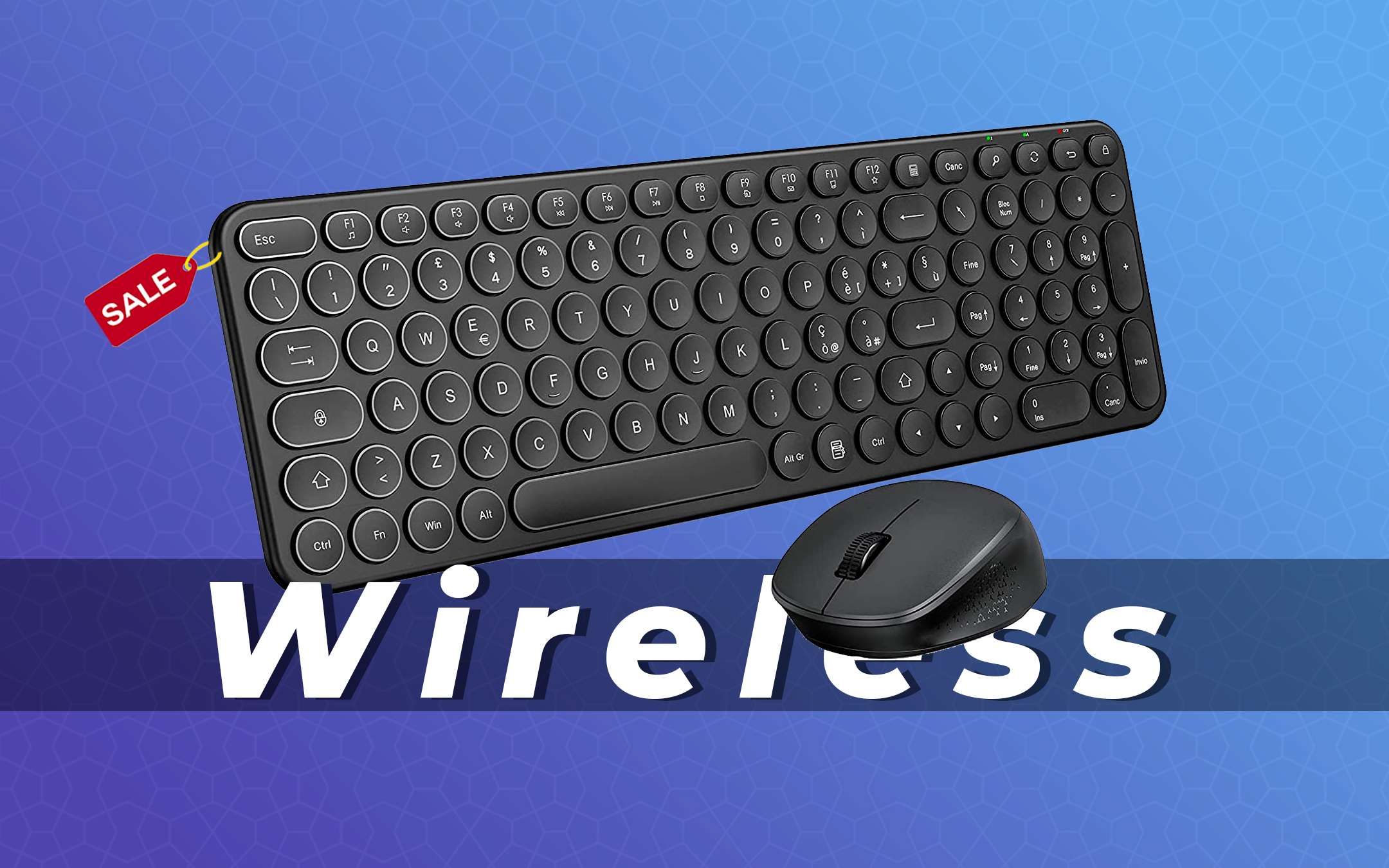 Mouse e Tastiera Wireless a soli 13 euro | Offerte Amazon