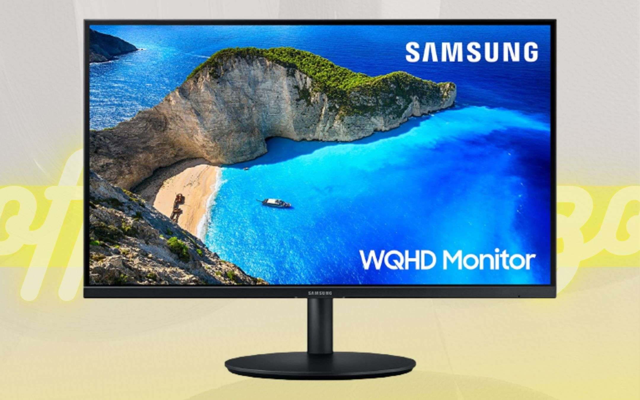 Monitor Samsung: visione a 2K senza limiti (-120€)
